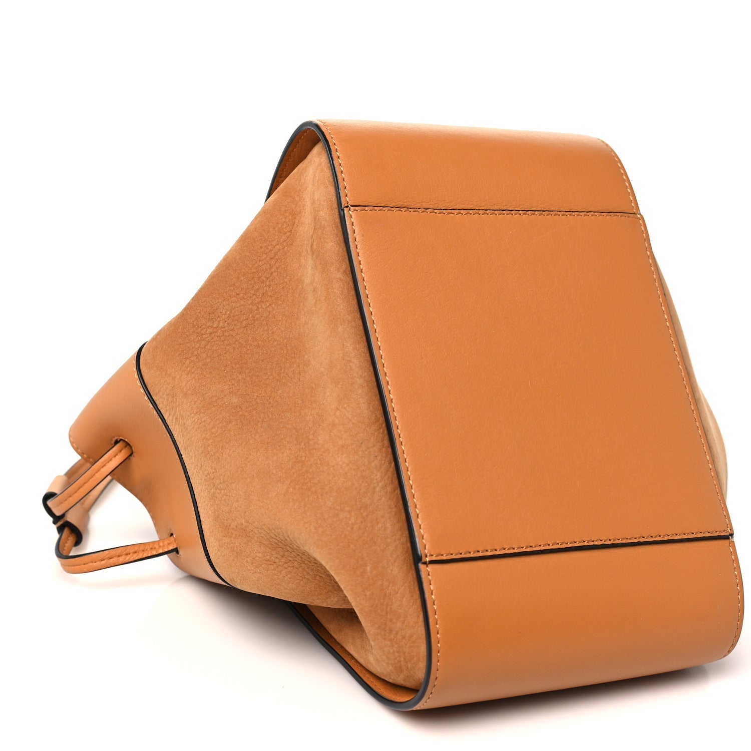 Calfskin Nubuck Small Hammock Shoulder Bag Honey