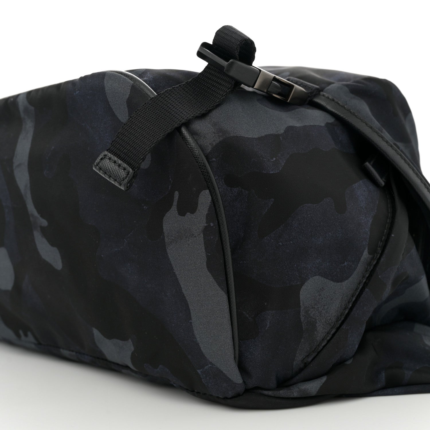 Tessuto Nylon Camouflage Belt Bag Fumo