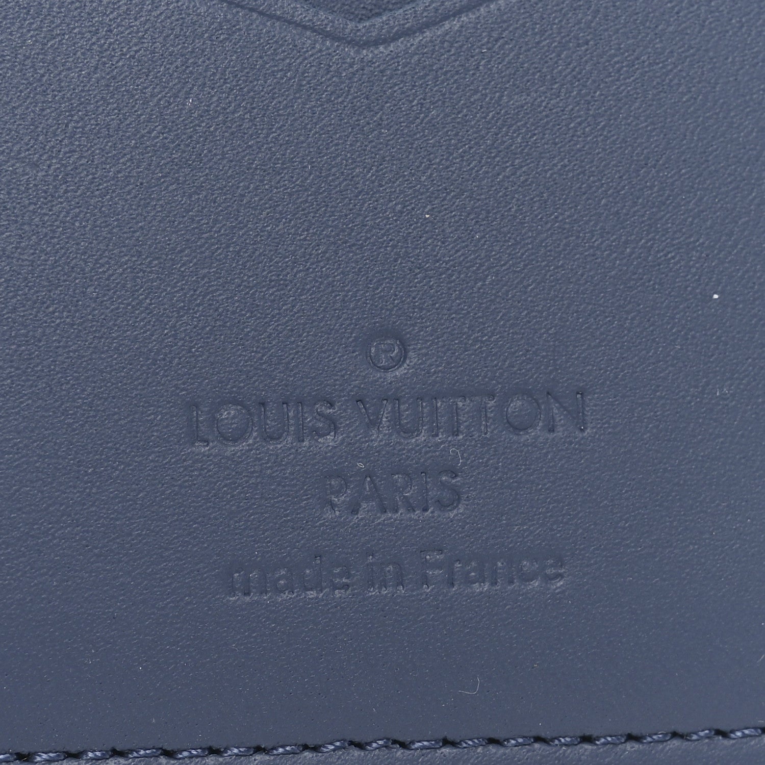 Calfskin Monogram Shadow Pocket Organizer Blue