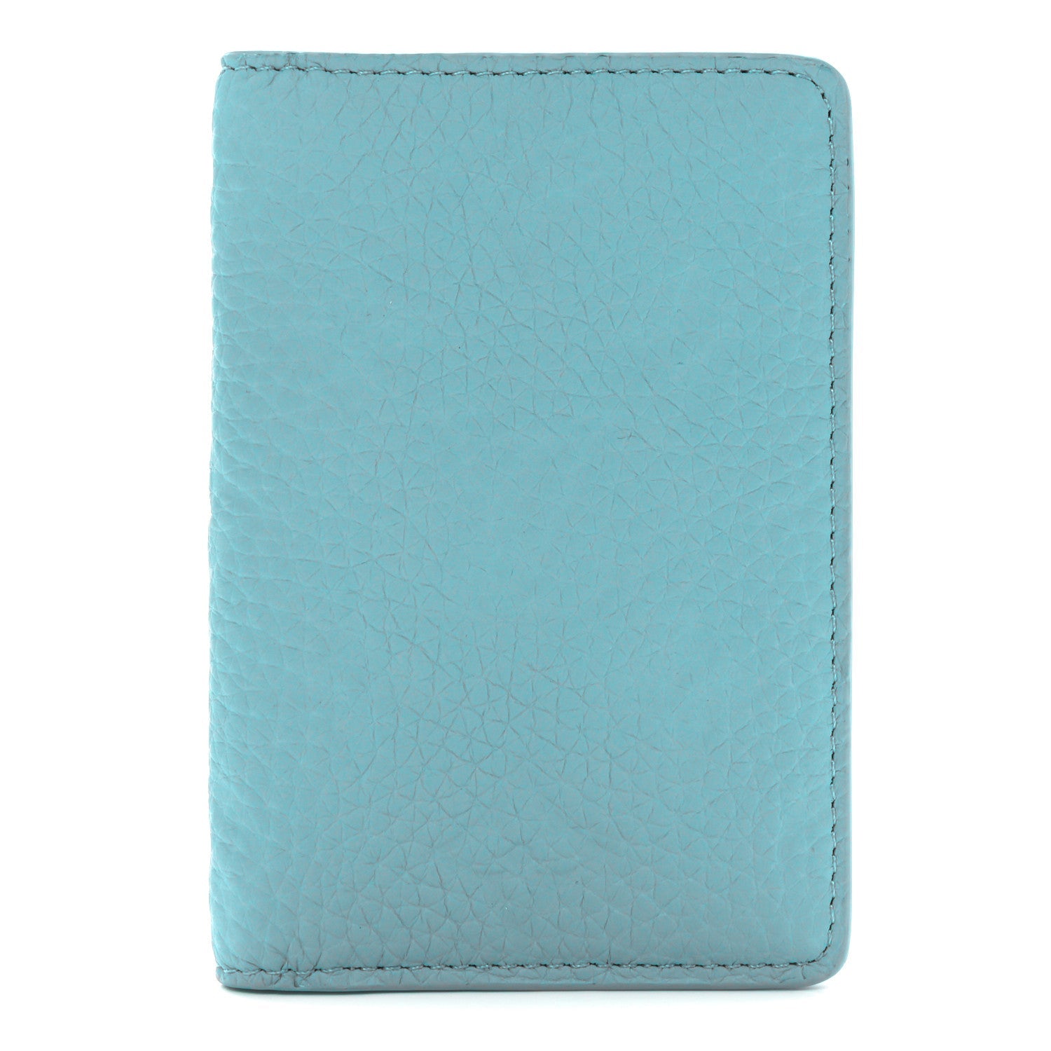 Taurillon Monogram Pocket Organizer Turquoise