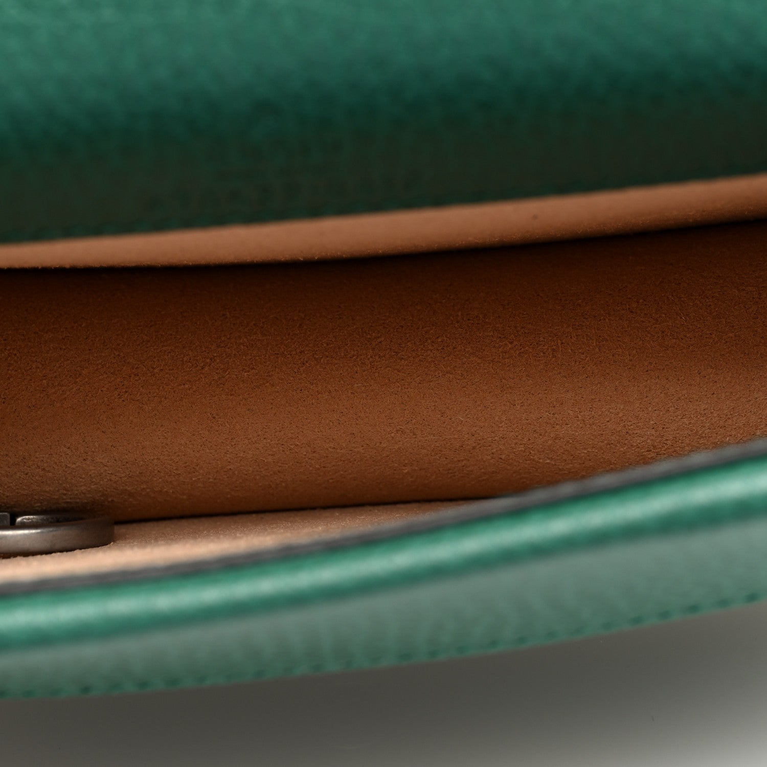 Dollar Calfskin Crystal Super Mini Dionysus Shoulder Bag Emerald