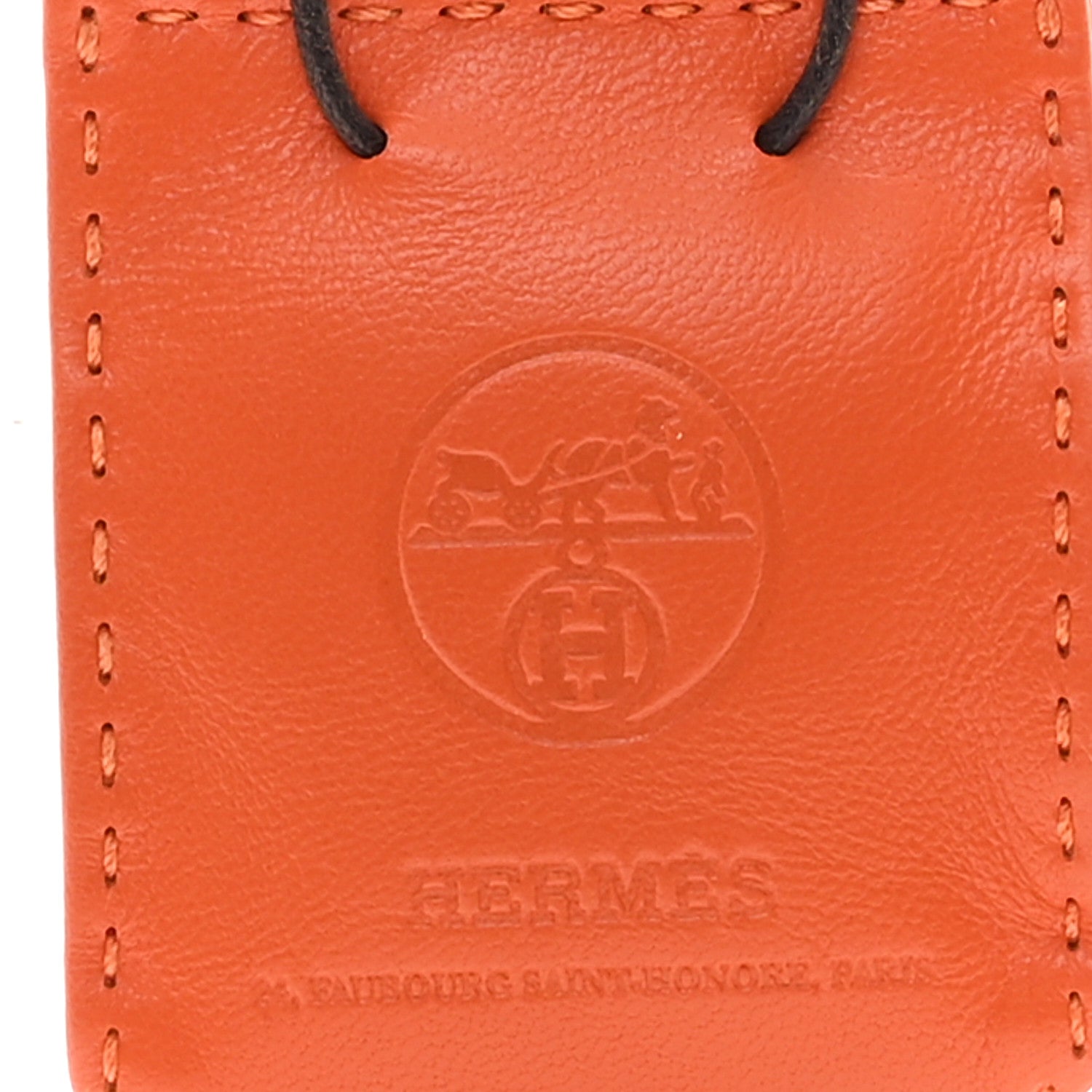 Milo Lambskin Swift Shopping Bag Charm Feu Gold