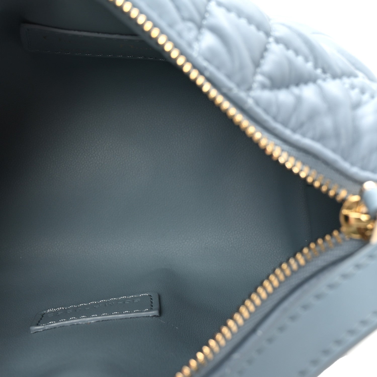 Calfskin Macrocannage Small Diortravel Nomad Pouch Bracing Blue