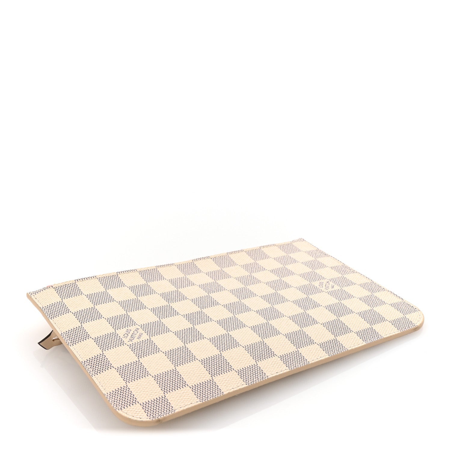 Damier Azur Braided Neverfull MM Pochette Pink