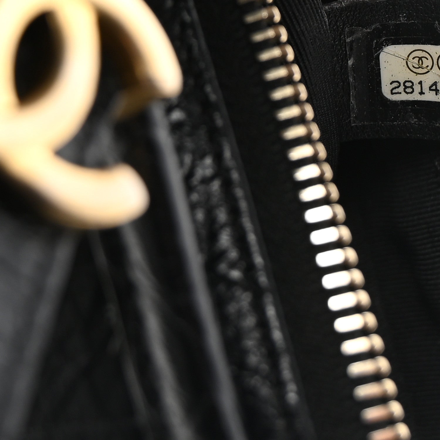 Calfskin Crocodile Embossed Small Gabrielle Cocodile Hobo Black