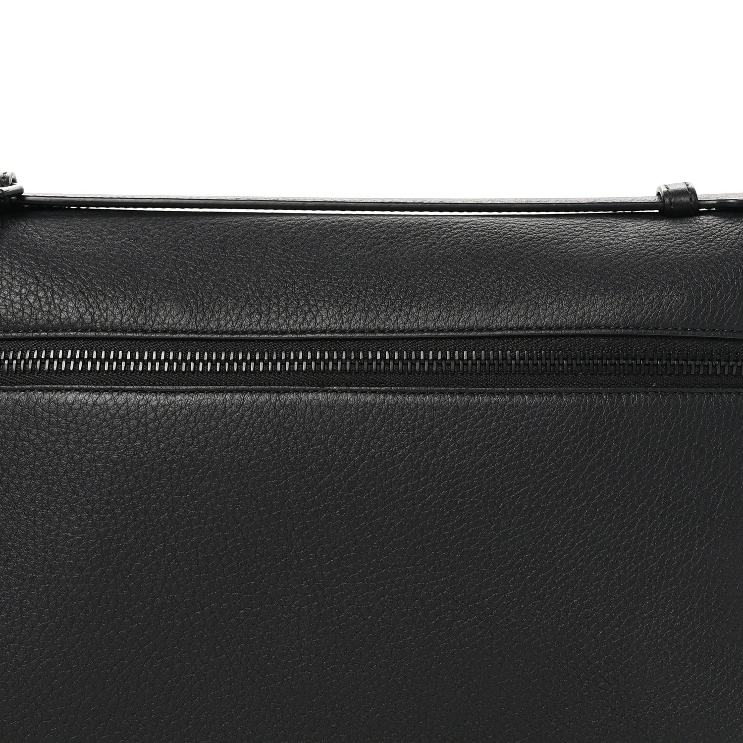 Grained Calfskin Extra Pocket Pouch L29 Black