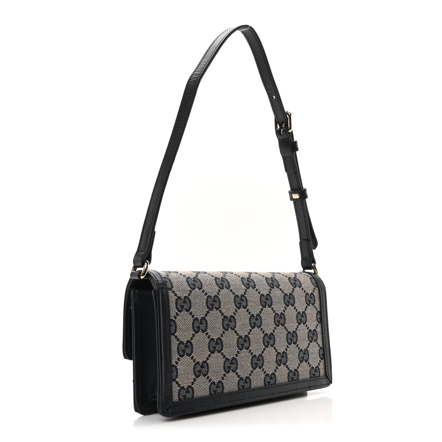 GG Monogram Mini Luce Shoulder Bag Beige Blue