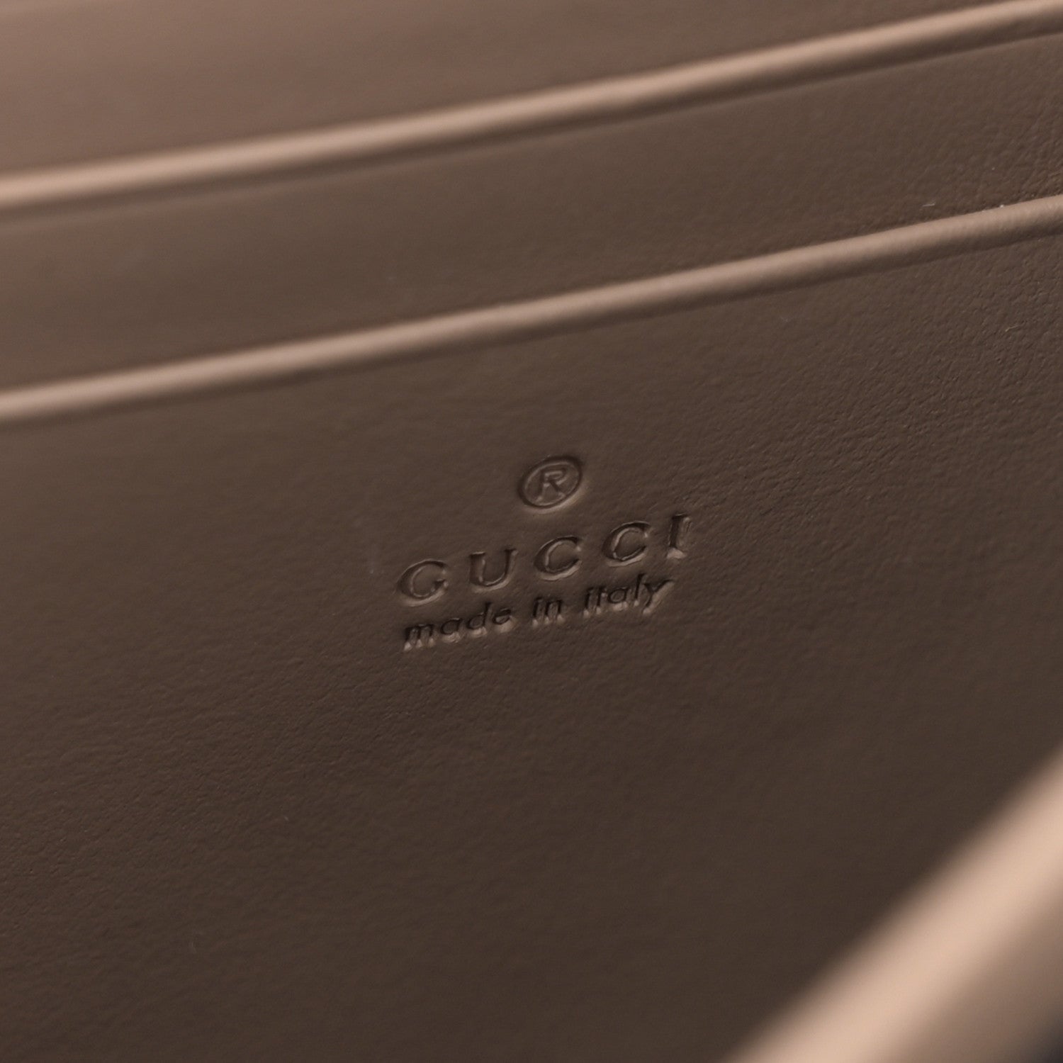 GG Supreme Monogram Mini Dionysus Chain Wallet Beige Taupe