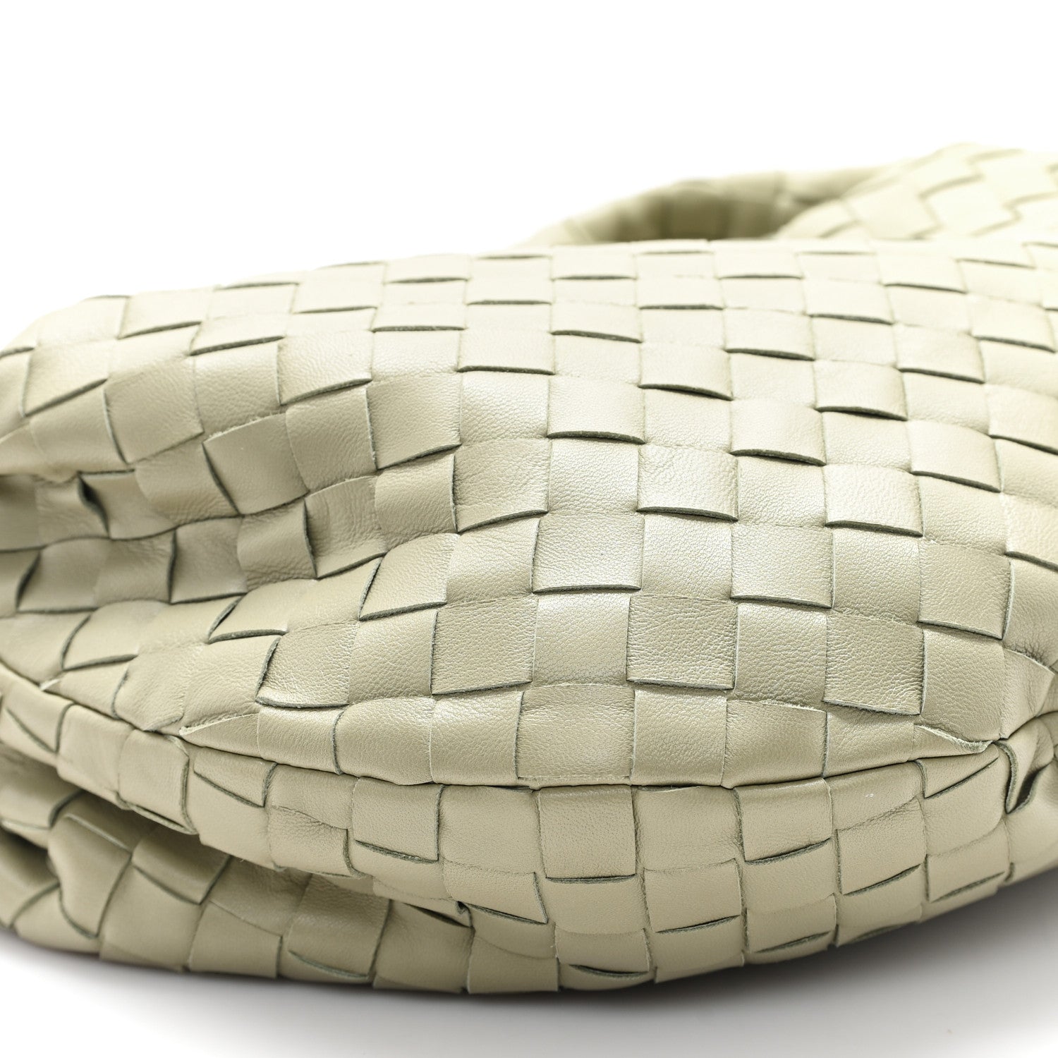 Nappa Intrecciato Teen Jodie Hobo Travertine