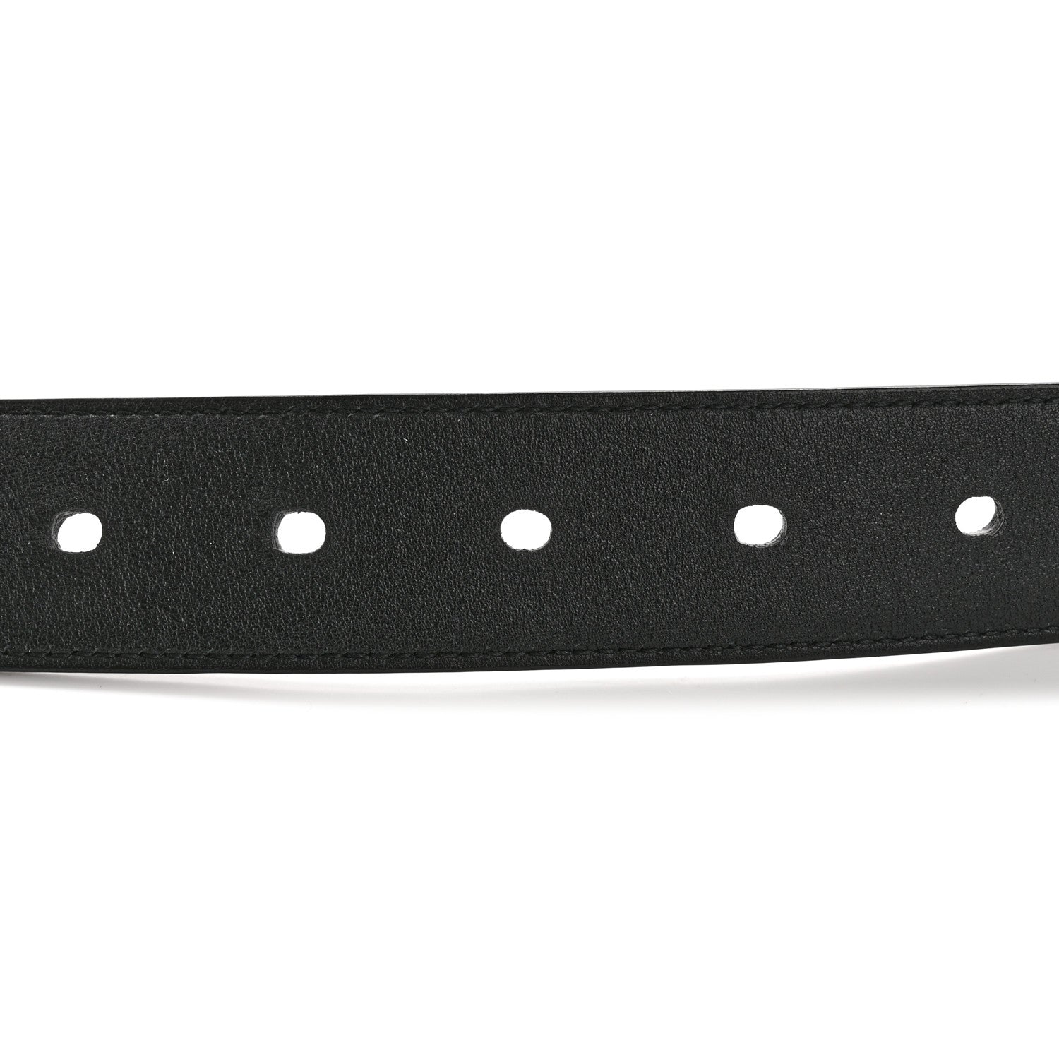 Smooth Calfskin Monogram Square Buckle Belt 85 34 Black
