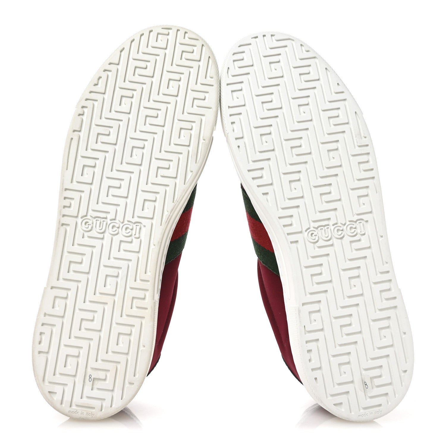 Econyl Nylon Diva Crocodile Web Mens Ace Sneakers 8 Rosso Ancora Vert