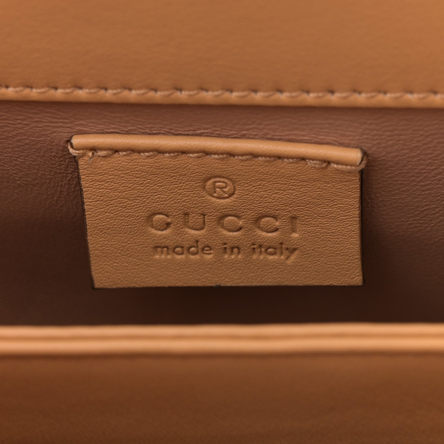 Snakeskin GG Mini Ophidia Chain Shoulder Bag Brown