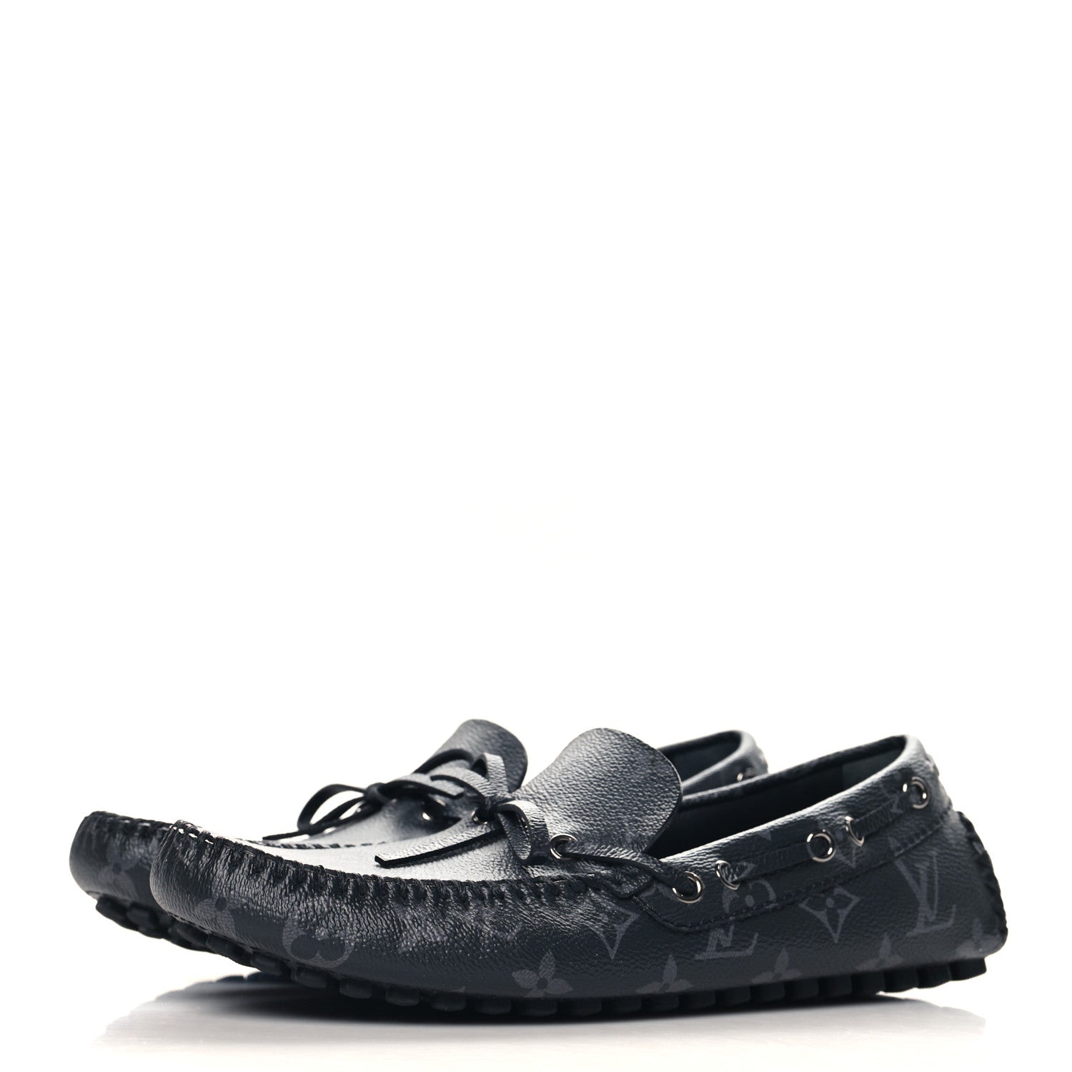 Monogram Eclipse Mens Arizona Car Shoe Moccasin Loafers 6