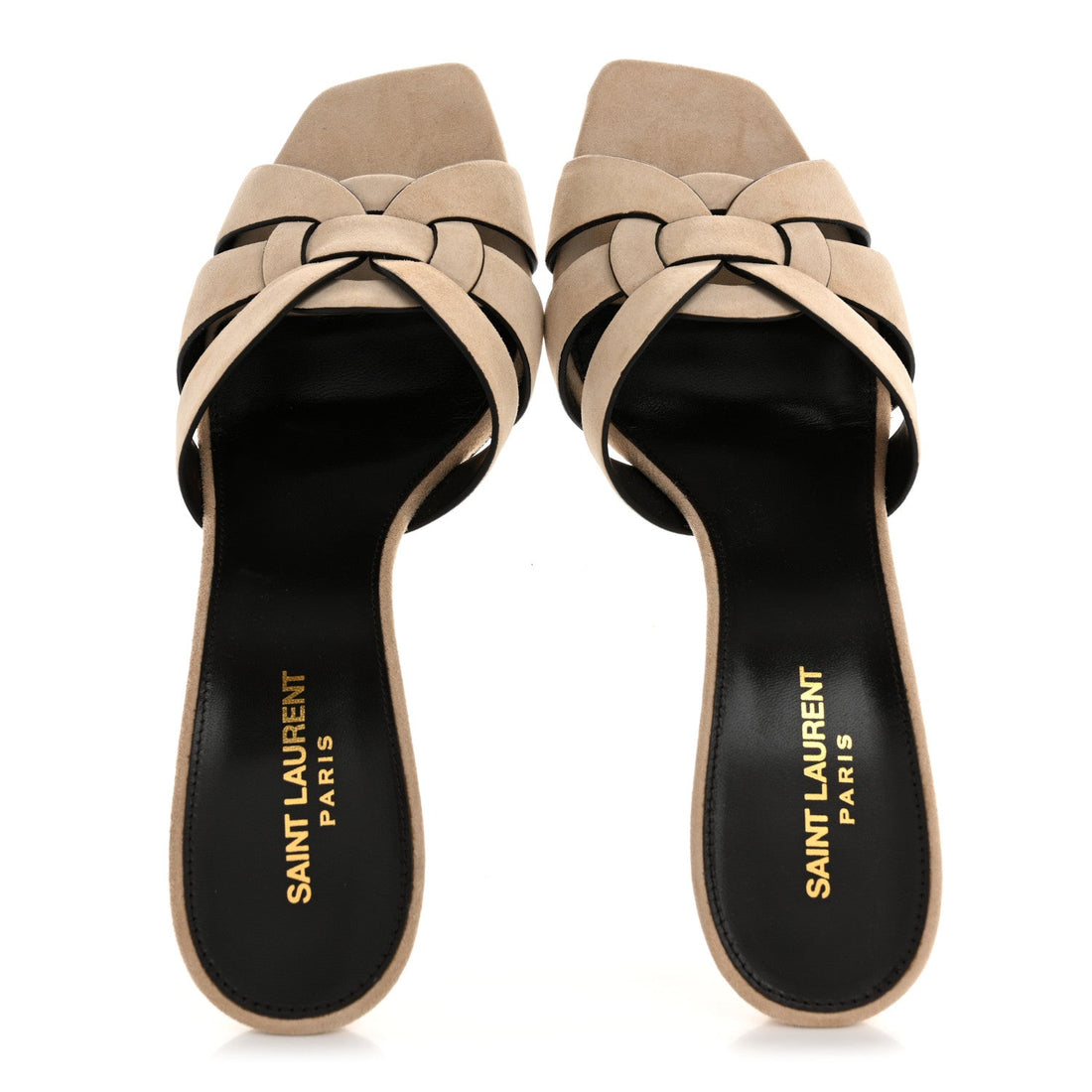 Suede Tribute 85 Slide Sandals 41 Sand