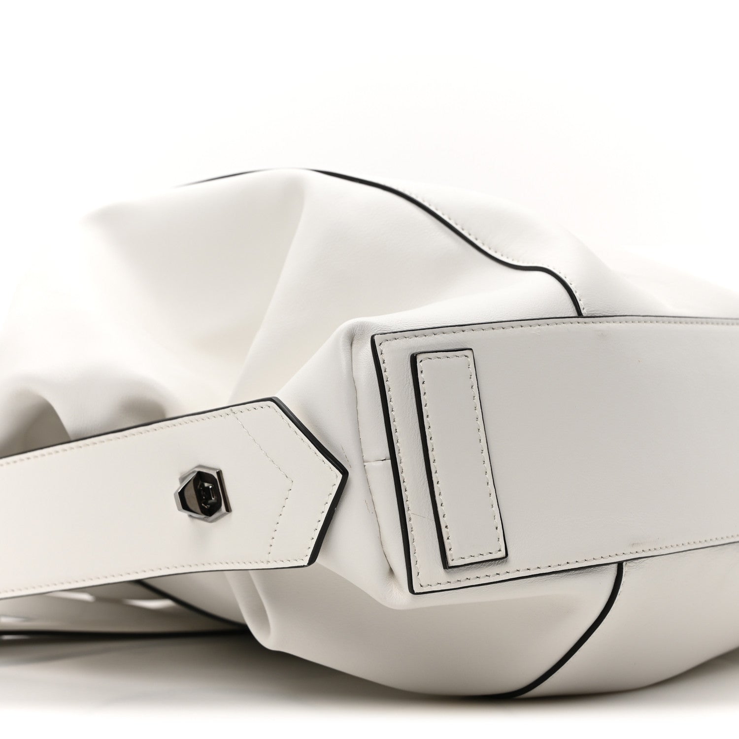 Smooth Calfskin Large Soft Antigona White