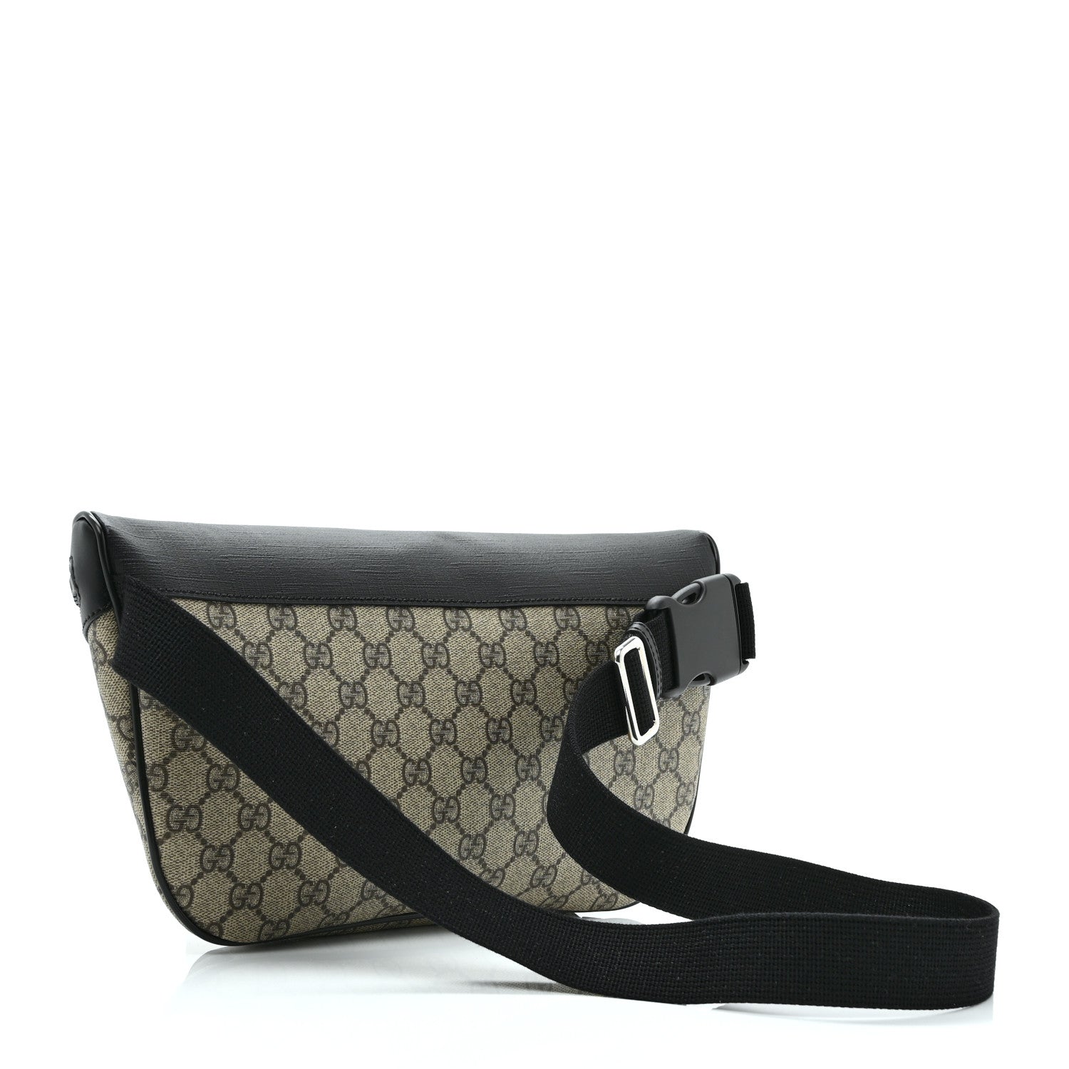 GG Supreme Monogram Belt Bag Black