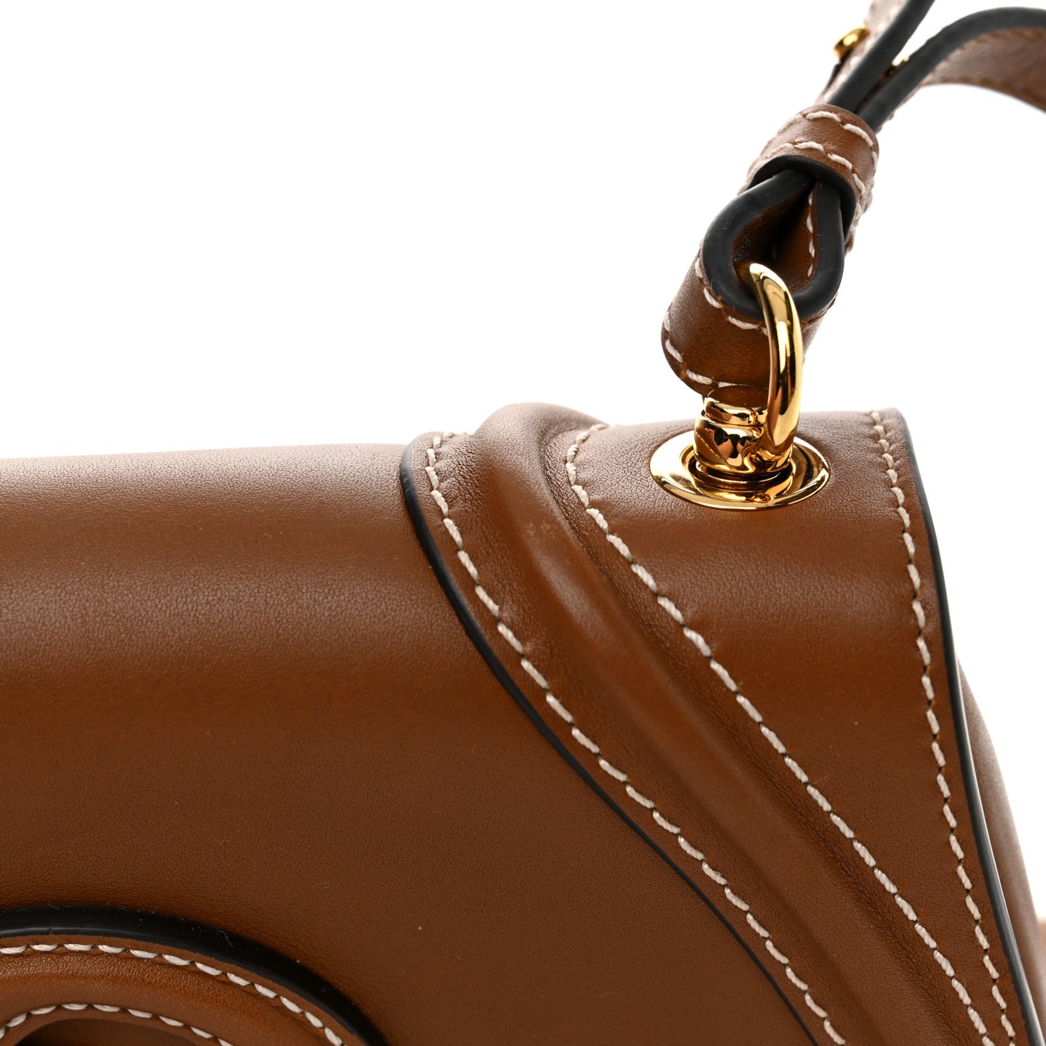 Calfskin Blondie Small Shoulder Bag Brown