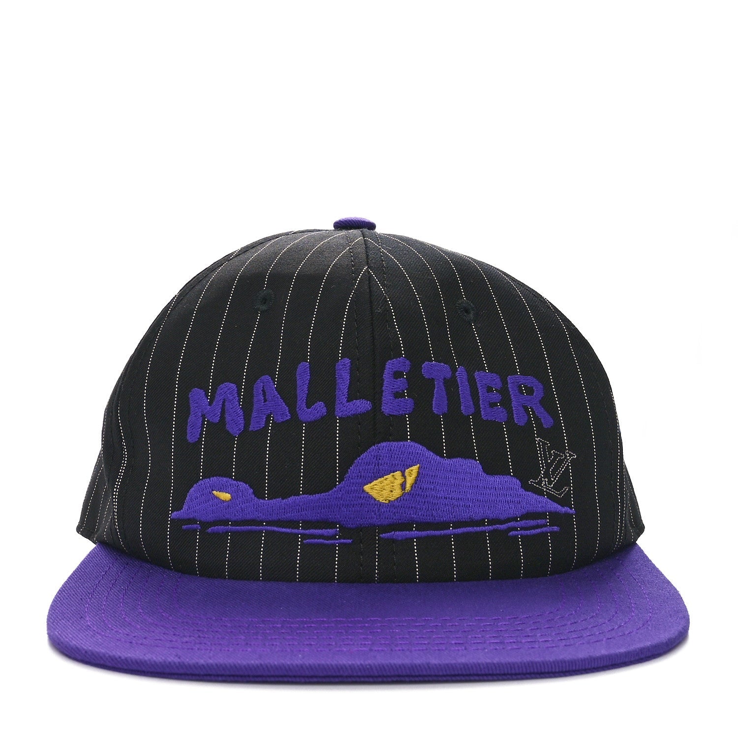 Mesh Croco Malletier Cap Black