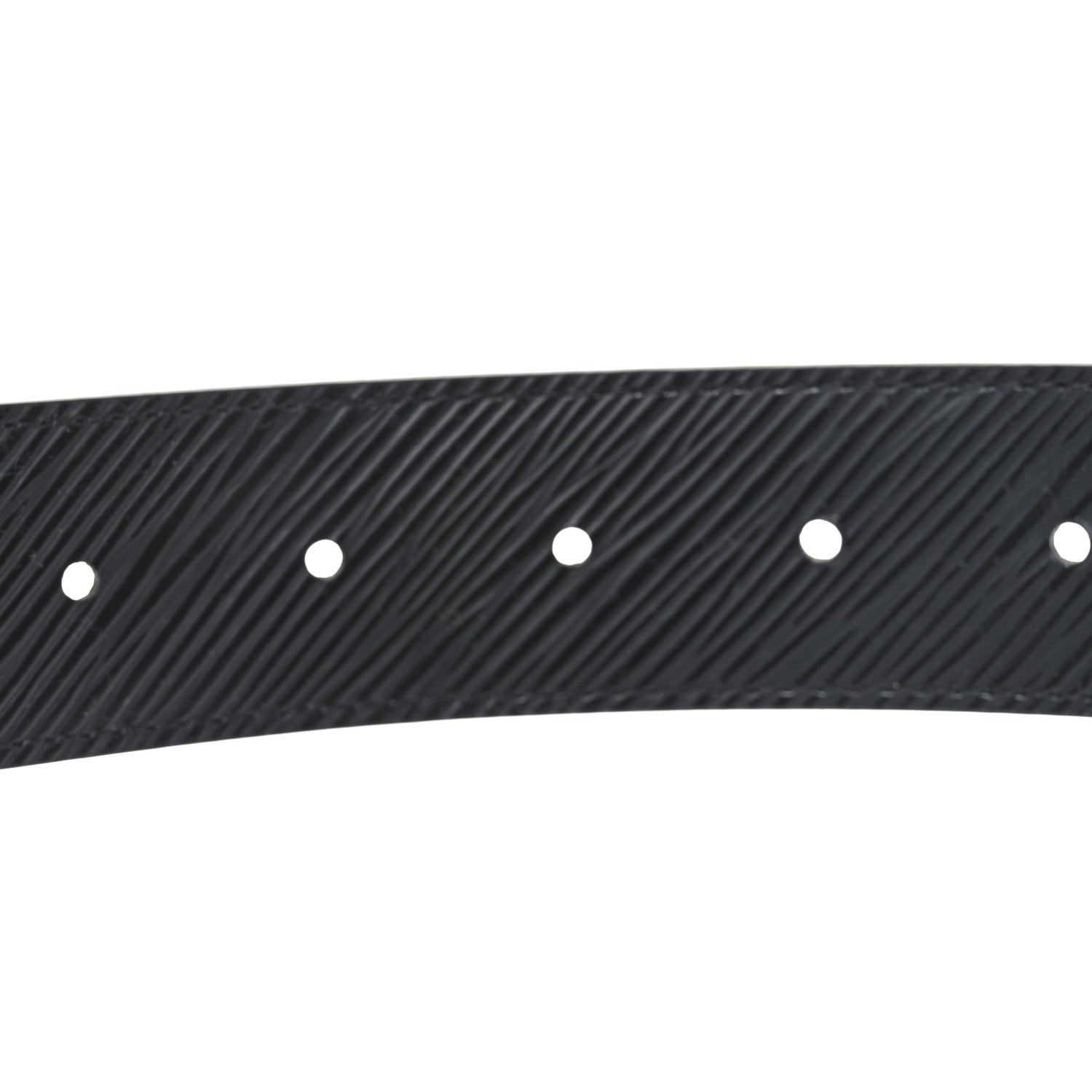 Monogram Epi 35mm LV Circle Reversible Belt 75 30 Black