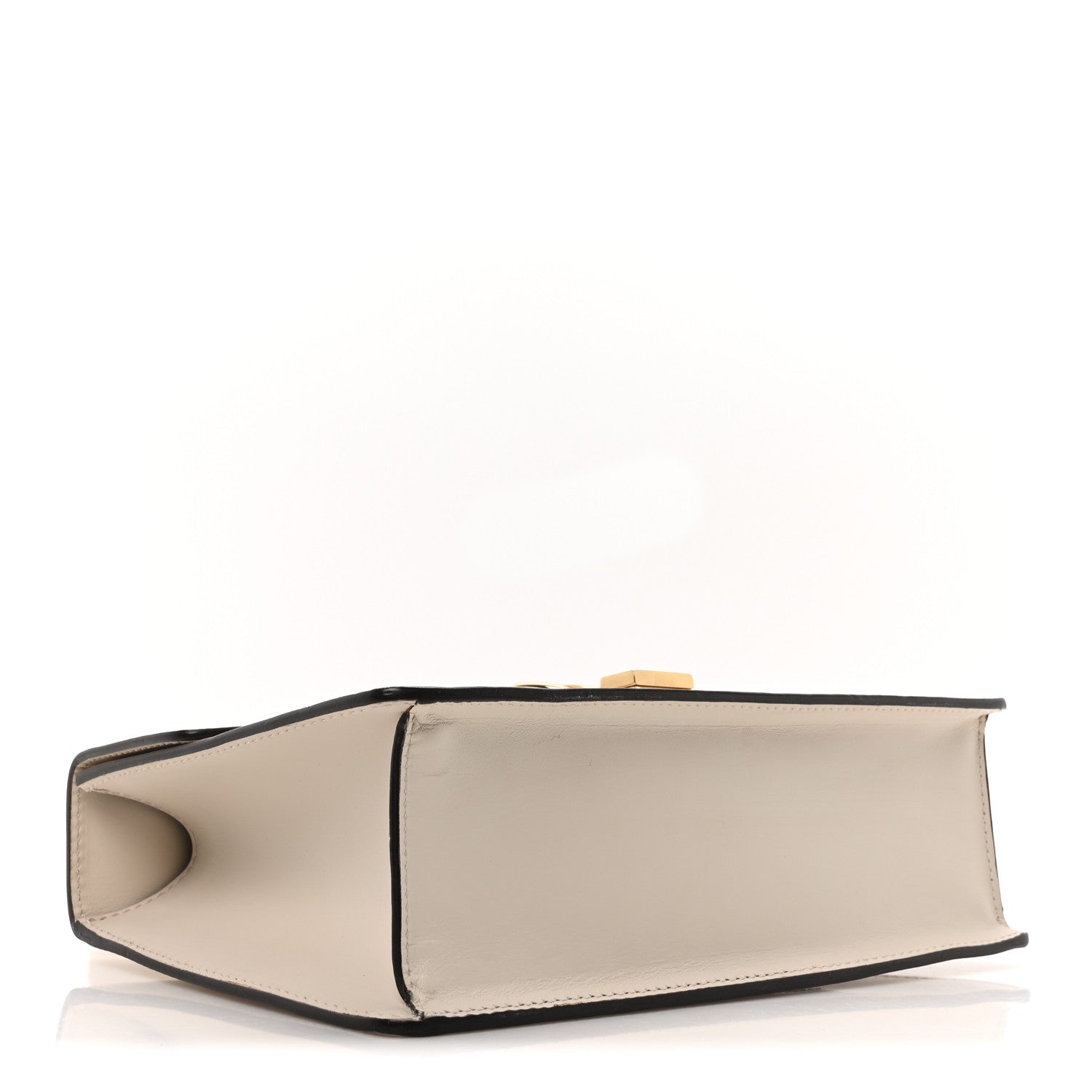 Calfskin Small Sylvie Shoulder Bag Off White