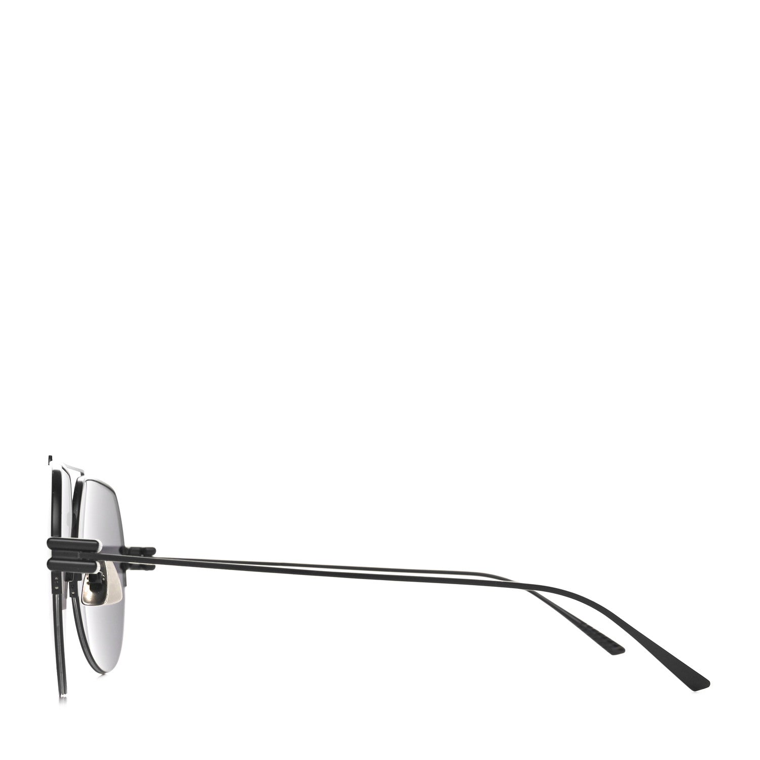 Metal Aviator BV1046S Sunglasses Black