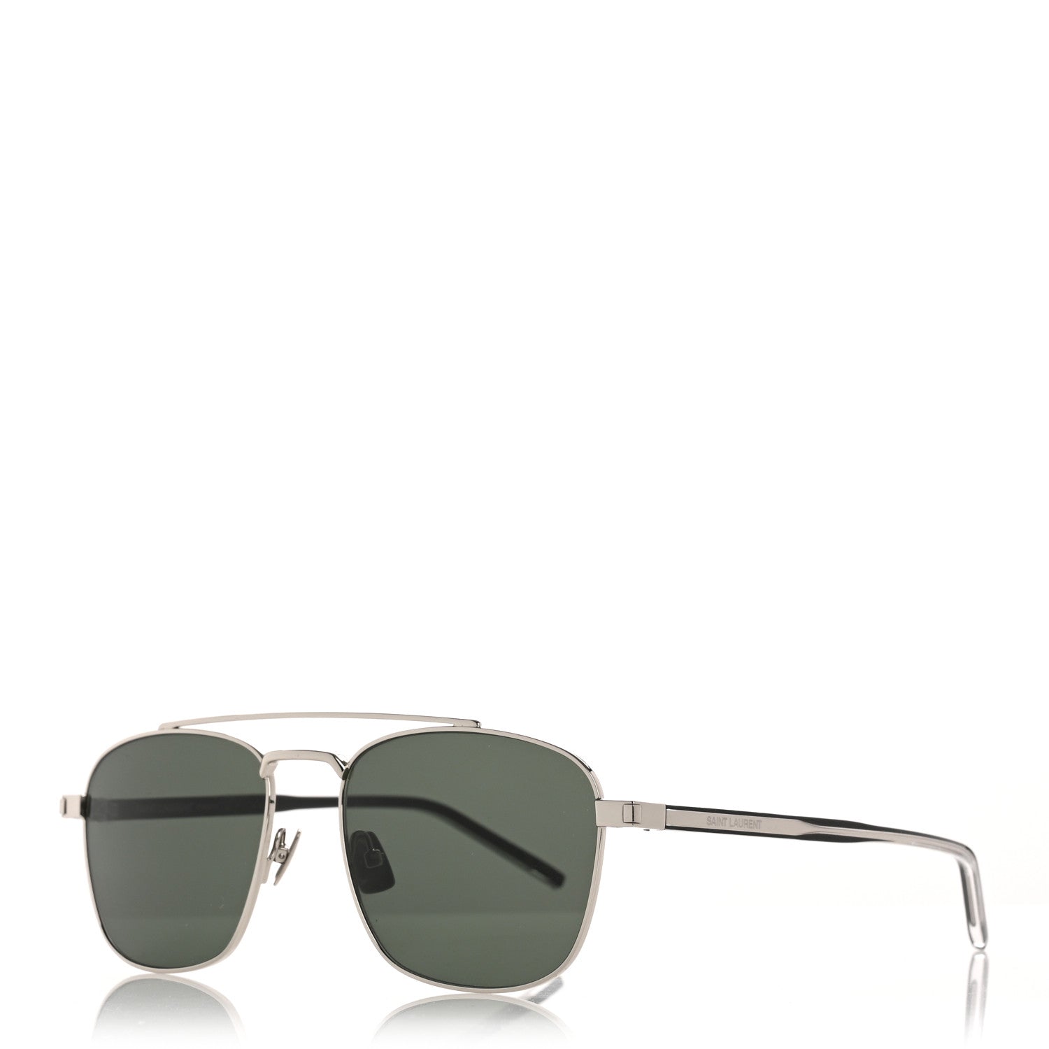 Acetate Metal Aviator SL665 Sunglasses Black