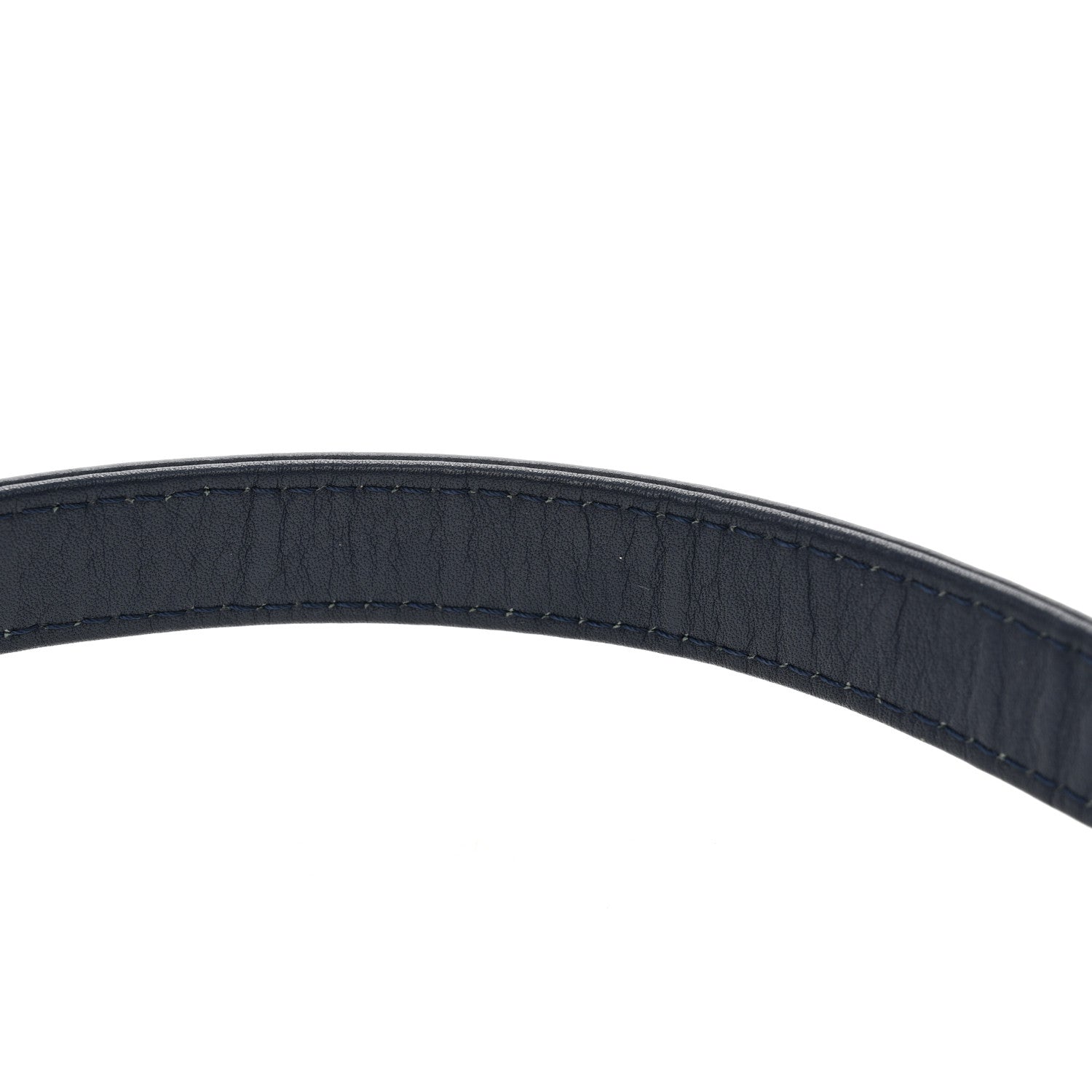 Calfskin Chevron Quilted Braided Small Boy Flap White Navy