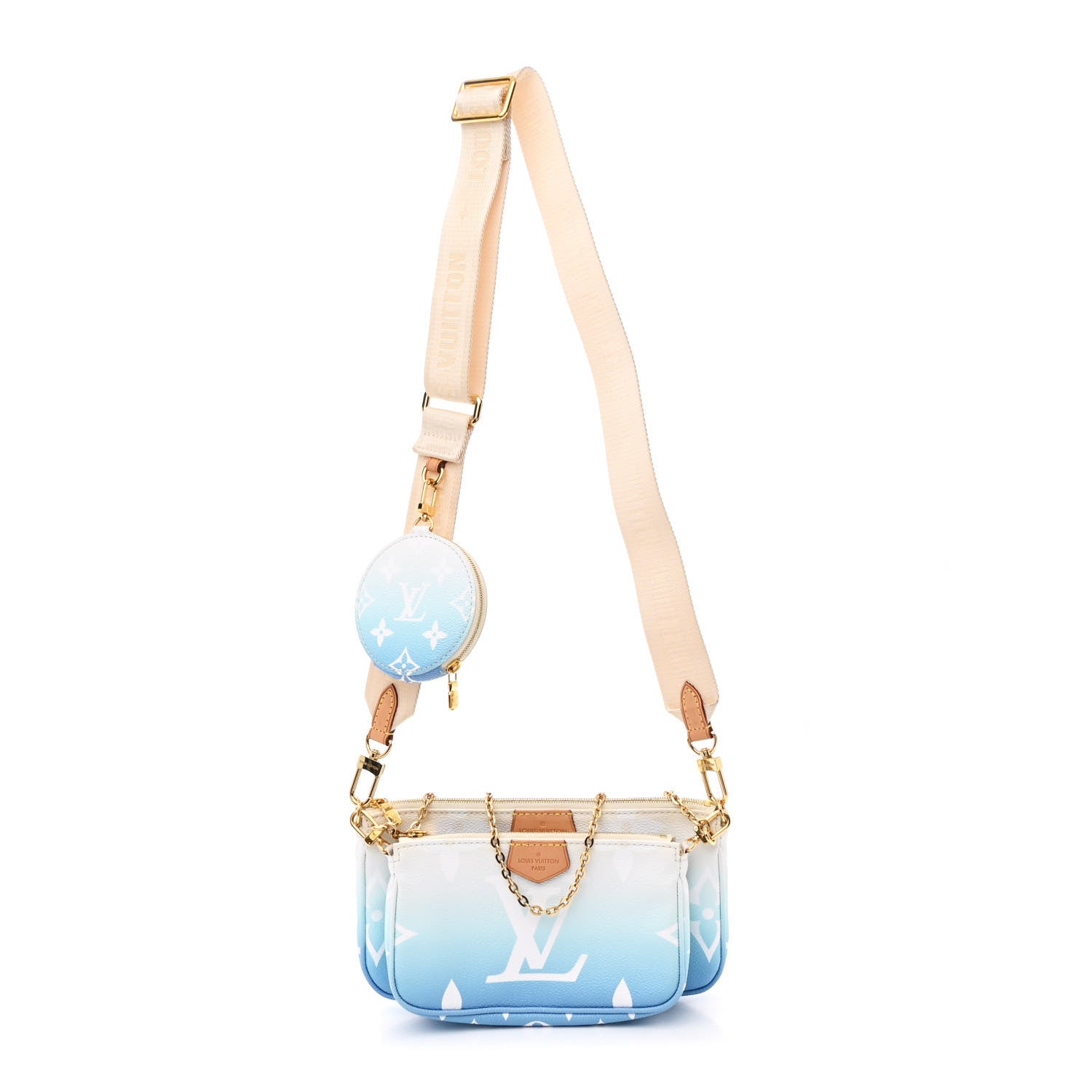 Monogram Giant By The Pool Multi Pochette Accessories Blue