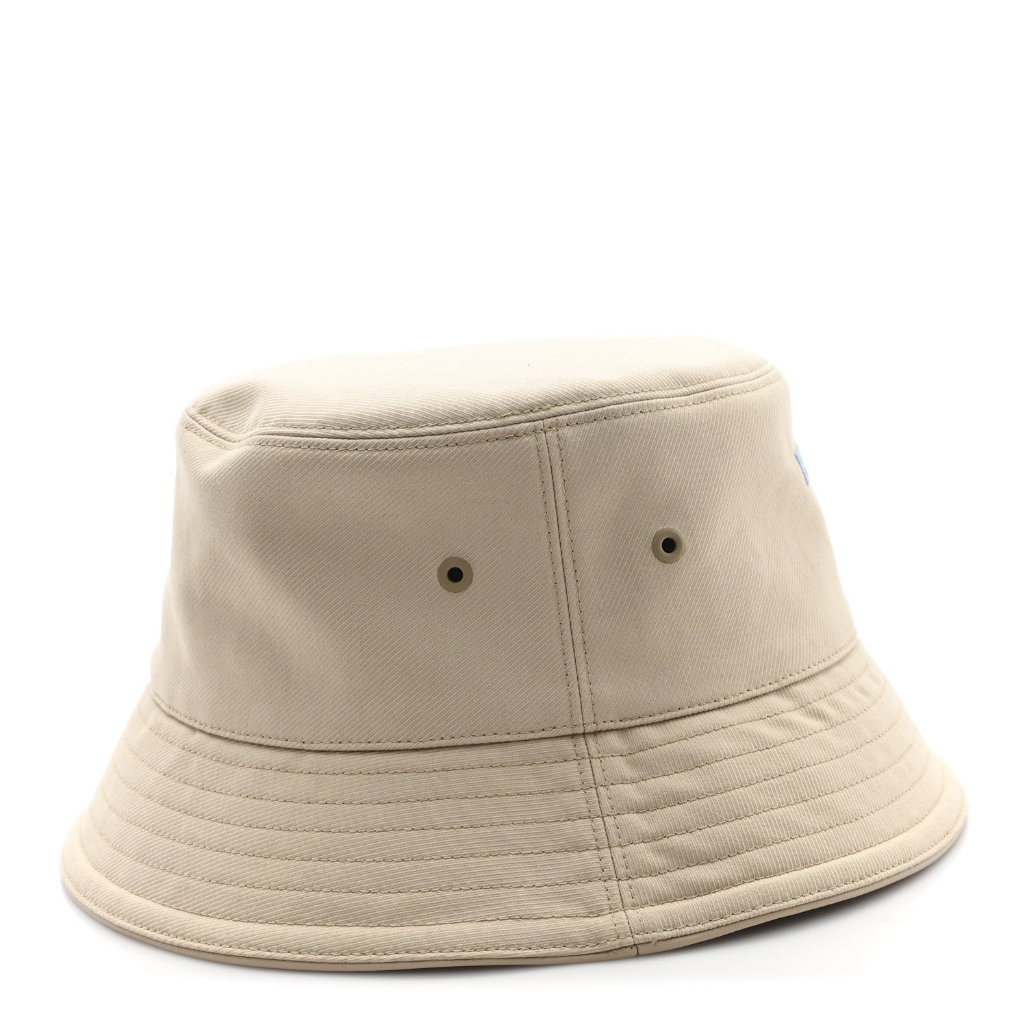 Cotton Canvas Bucket Hat M Beige
