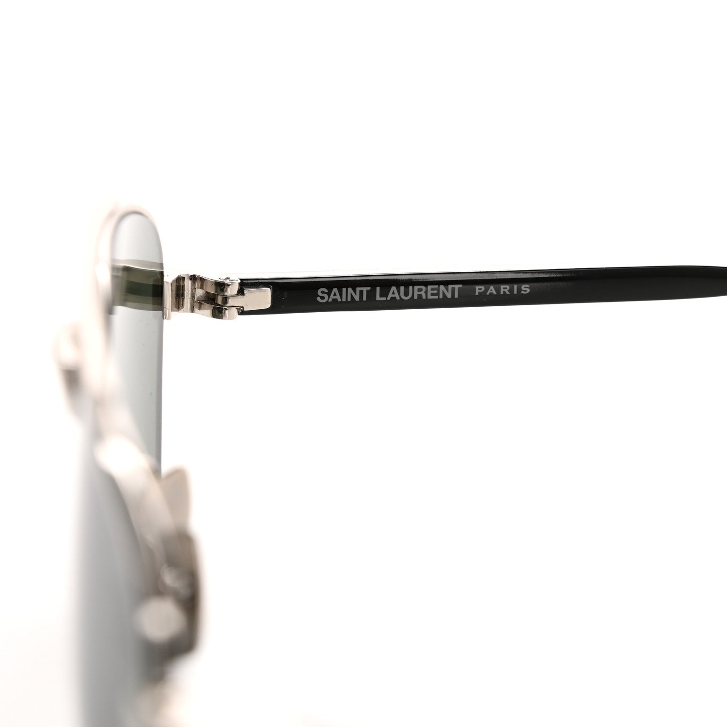 Acetate Metal Aviator SL665 Sunglasses Black