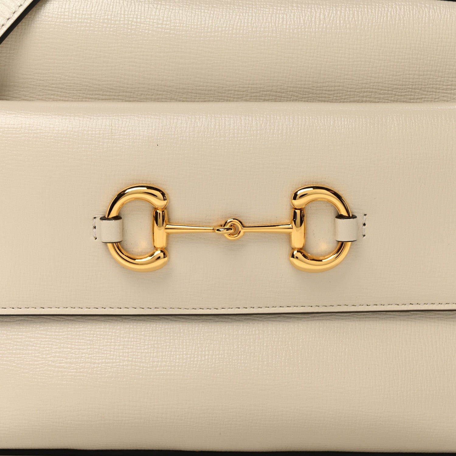 Azalea Calfskin Small Horsebit 1955 Shoulder Bag Mystic White