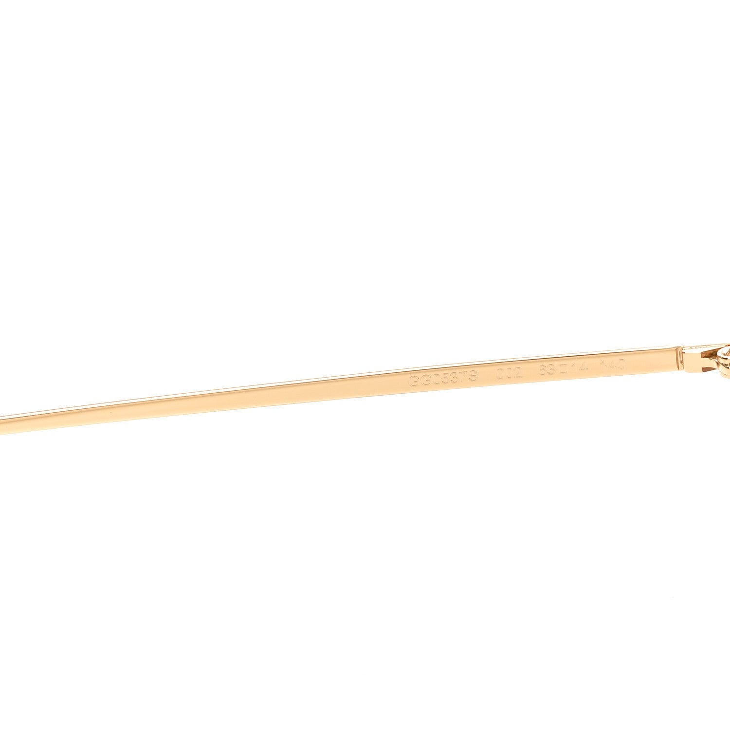 Metal Cat Eye Sunglasses GG0537S Gold Red