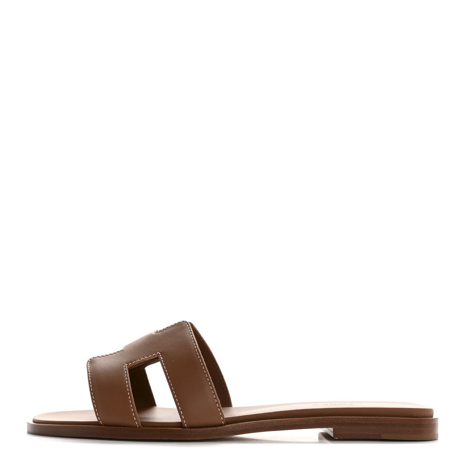 Box Calfskin Oran Sandals 37.5 Gold