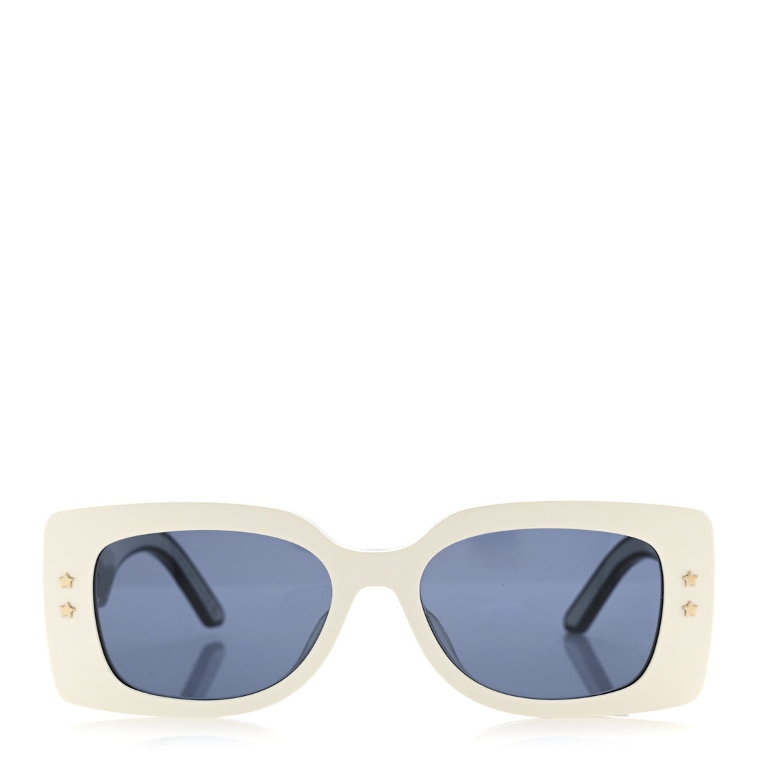 Diorpacific S1U Square Sunglasses White Blue