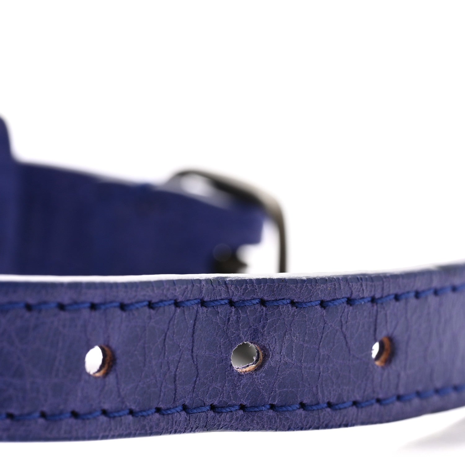 Agneau Arena Classic Hardware Bracelet M Bleu Lavande