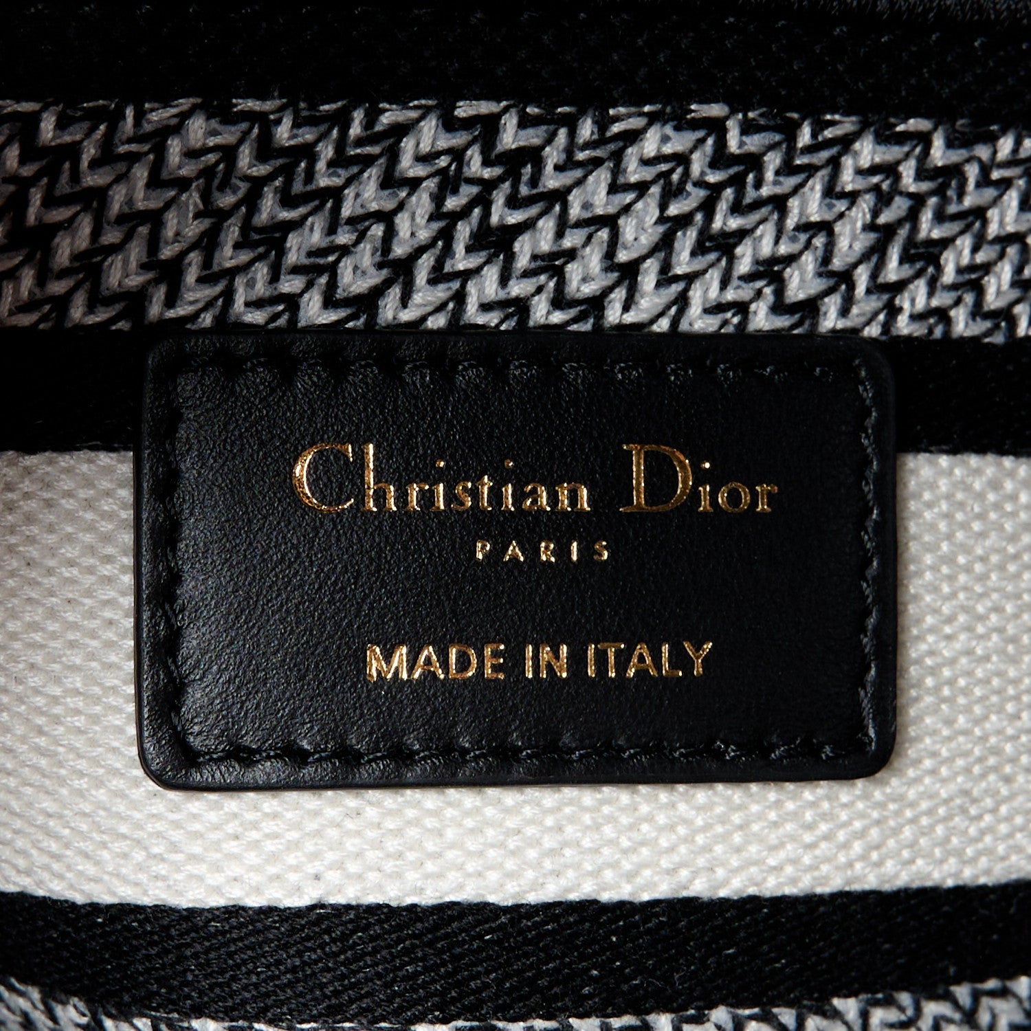 Canvas Embroidered Herbarium Medium Lady D-Lite Black Multicolor