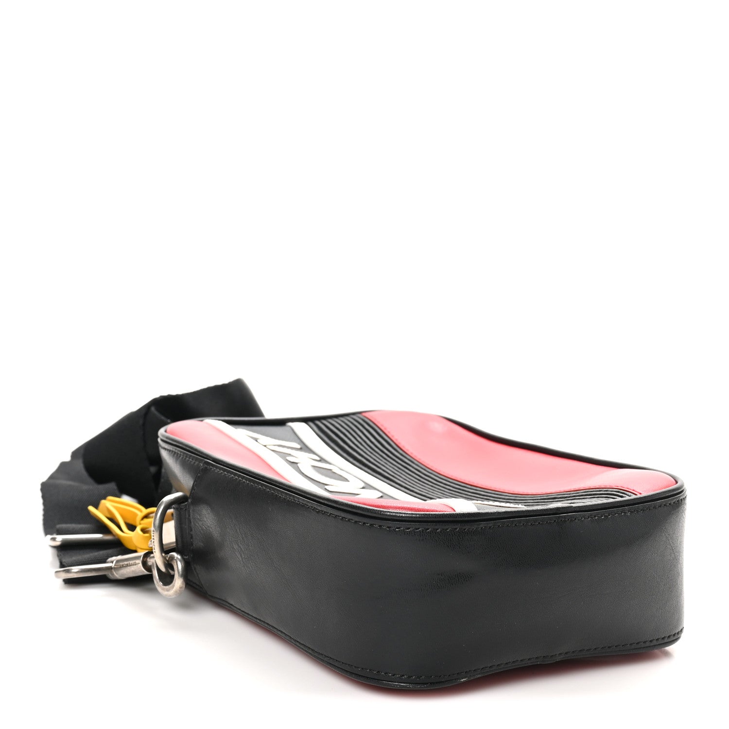 Calfskin MC3 Crossbody Bag Black Red White
