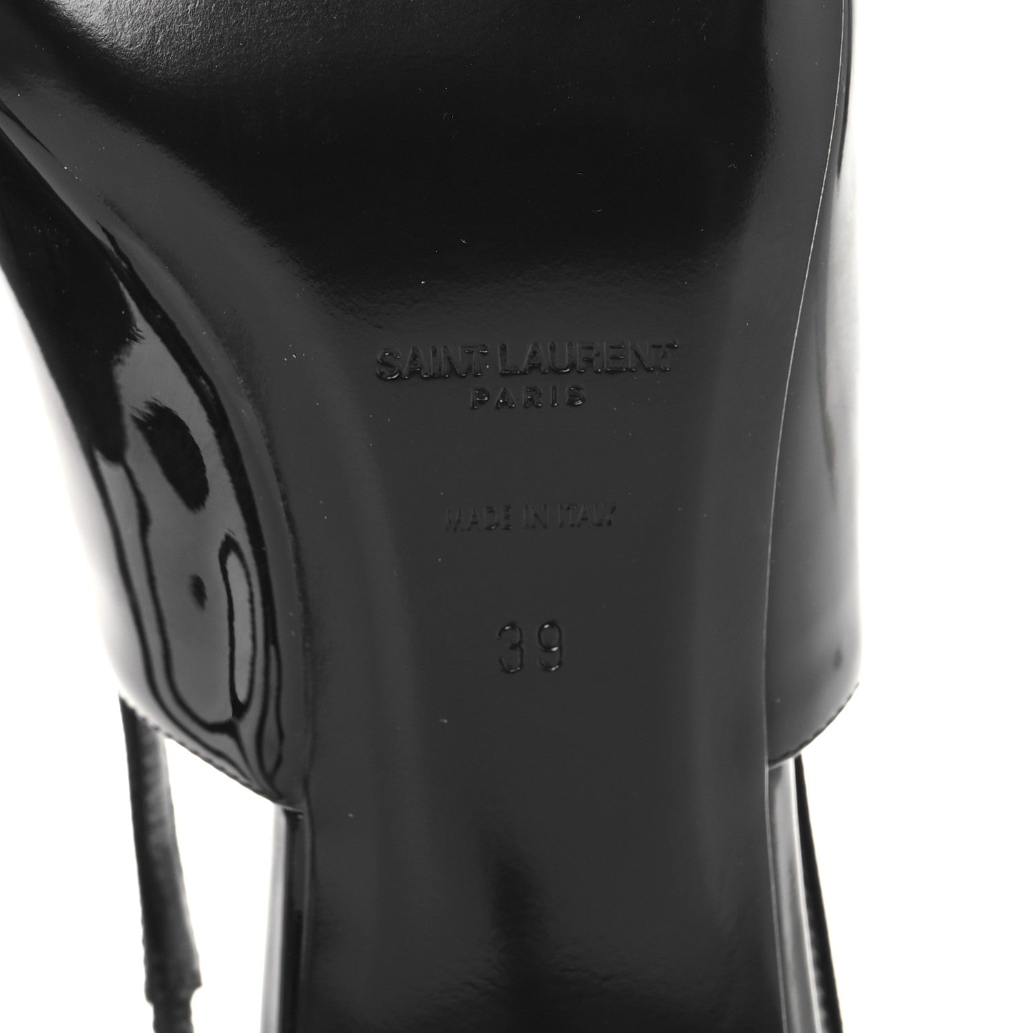 Patent Bade Slingback Pumps 39 Black