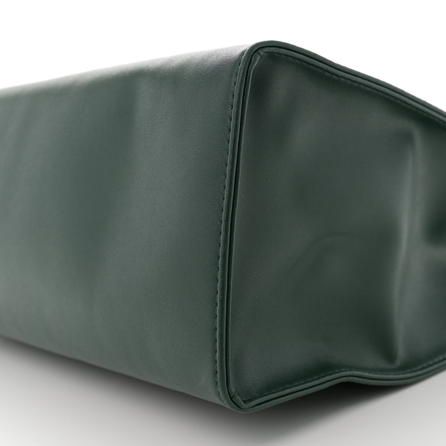 Vegan Leather Medium Shopping Bag Leaf