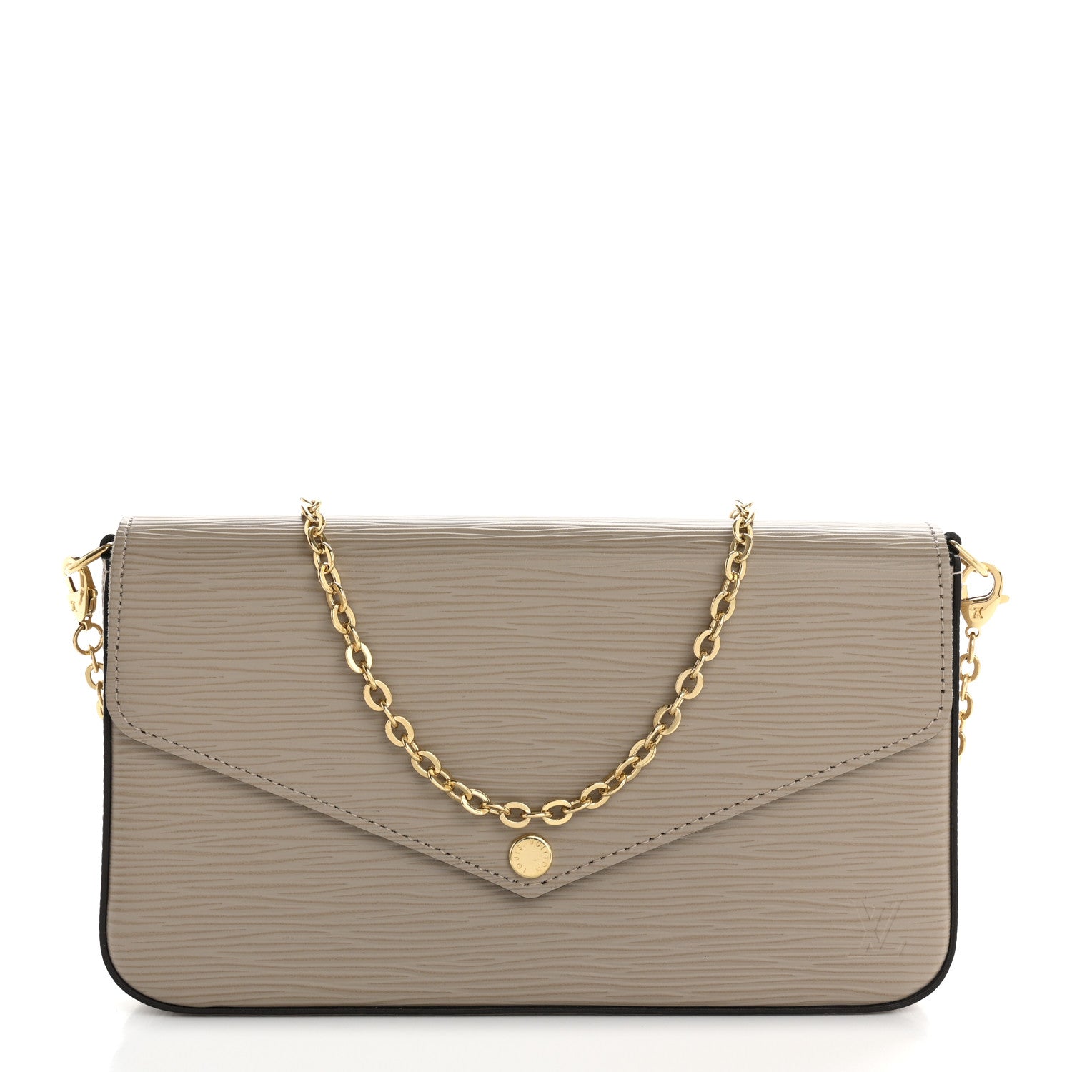 Epi Felicie Pochette Chain Wallet Galet