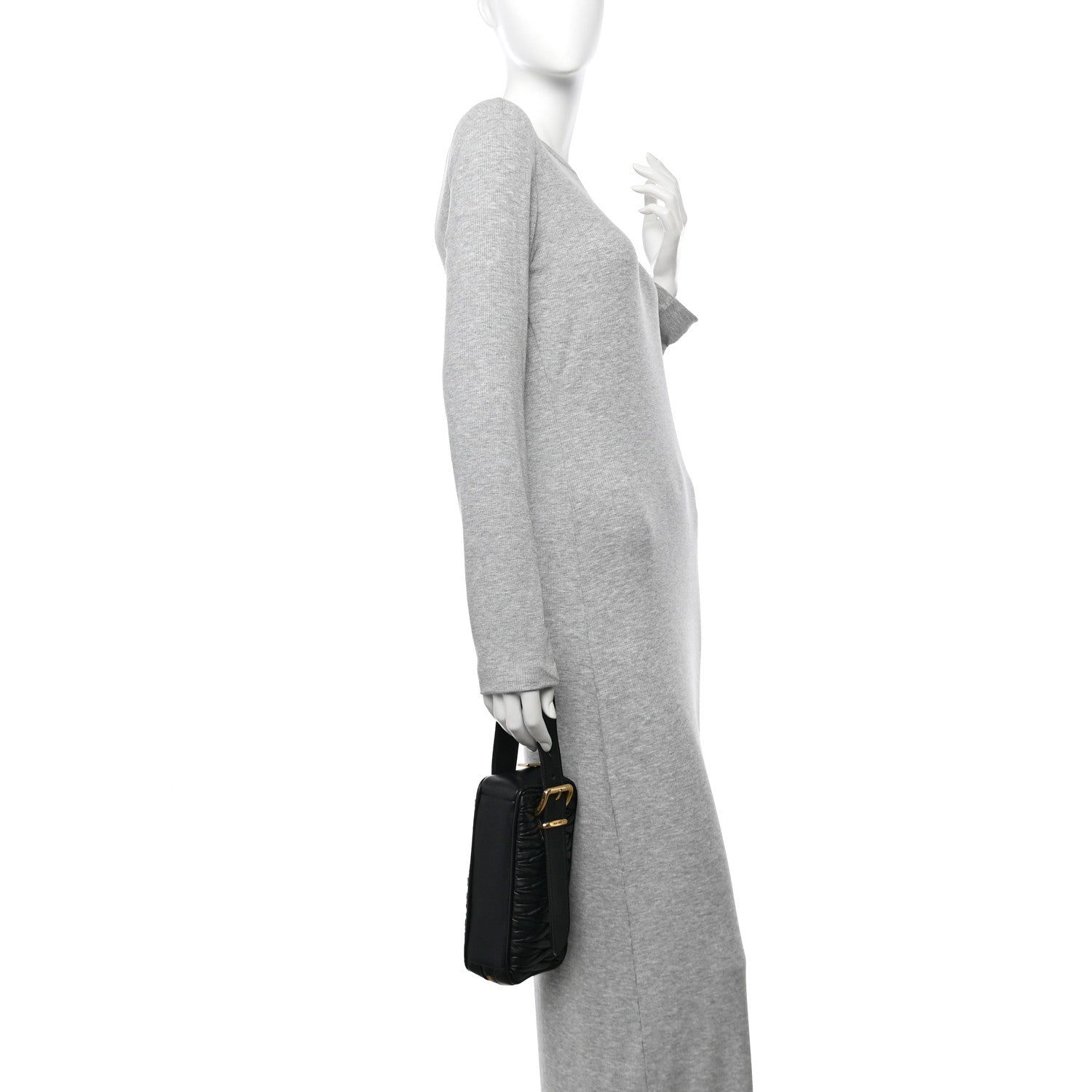 Nappa Matelasse Business Clutch Black