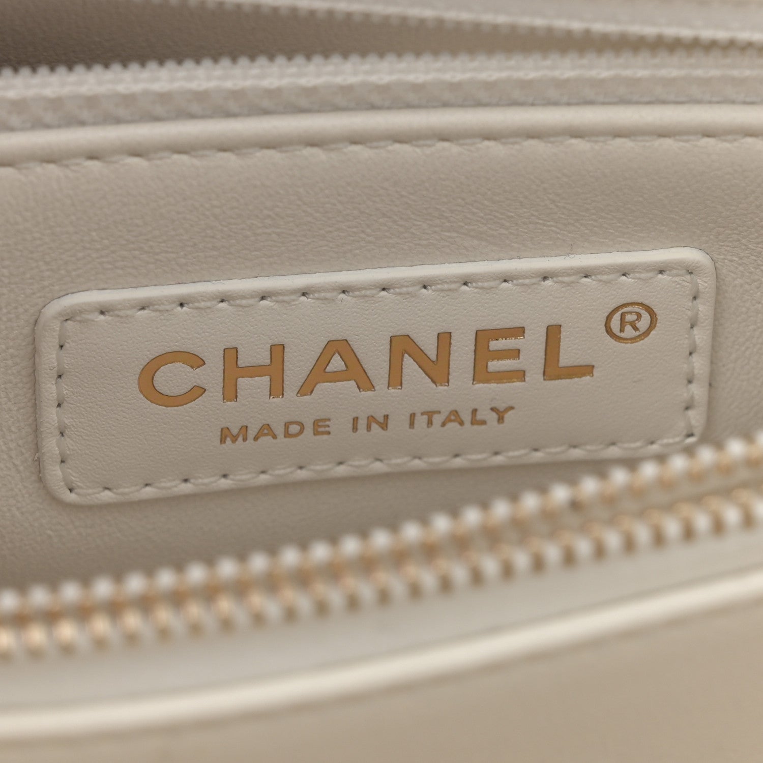 Caviar Quilted Small Coco Handle Flap White