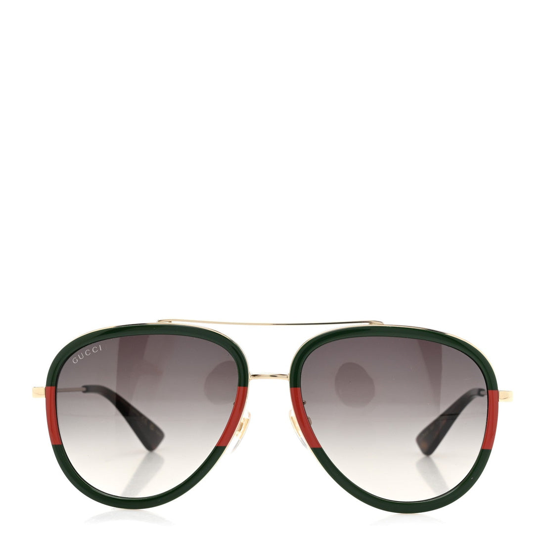 Web Aviator Sunglasses GG0062S Green Red