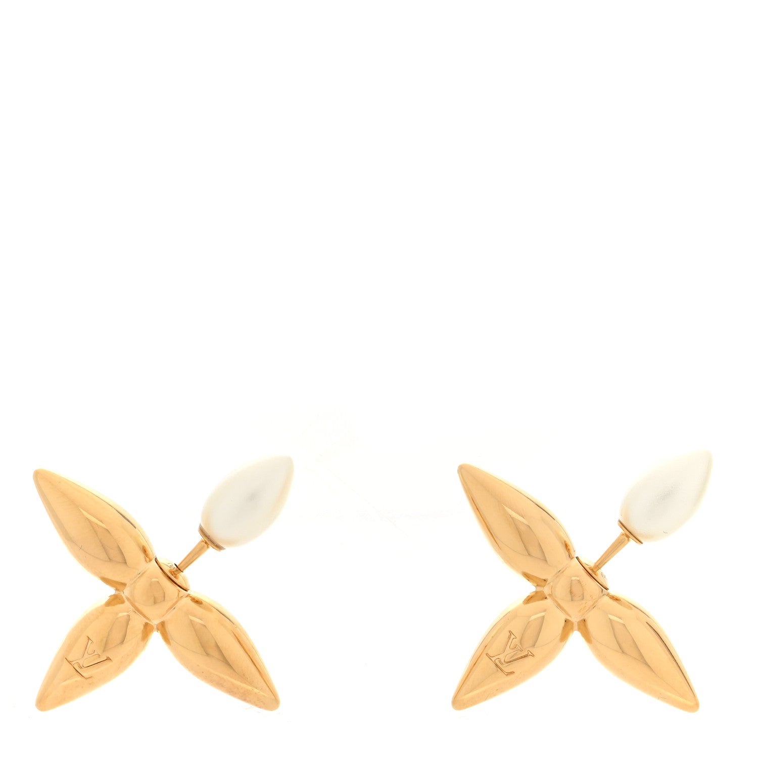 Pearl Louisette By Night Earrings Gold