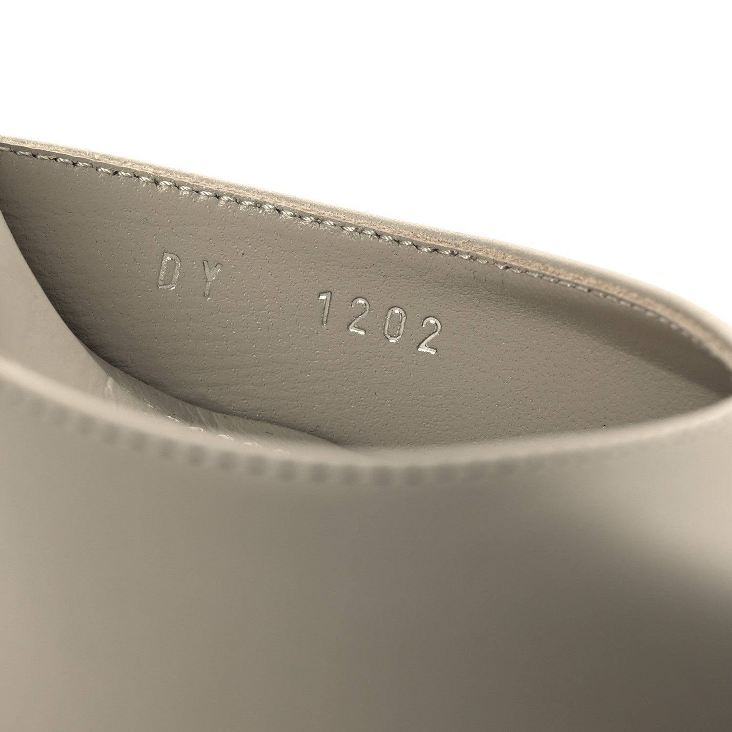 Calfskin G Lock Sandals 36 Natural Beige