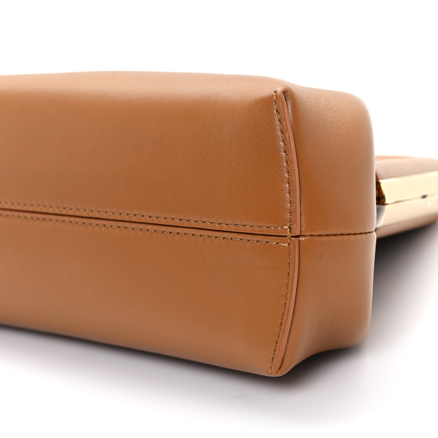 Shiny Nappa Small Fendi First Caramello