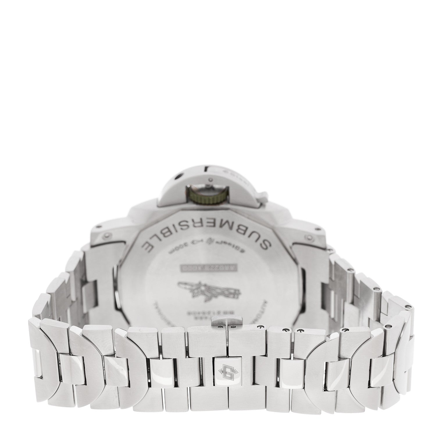 Stainless Steel 44mm Submersible Quaranta Quattro Automatic Watch Green PAM01287