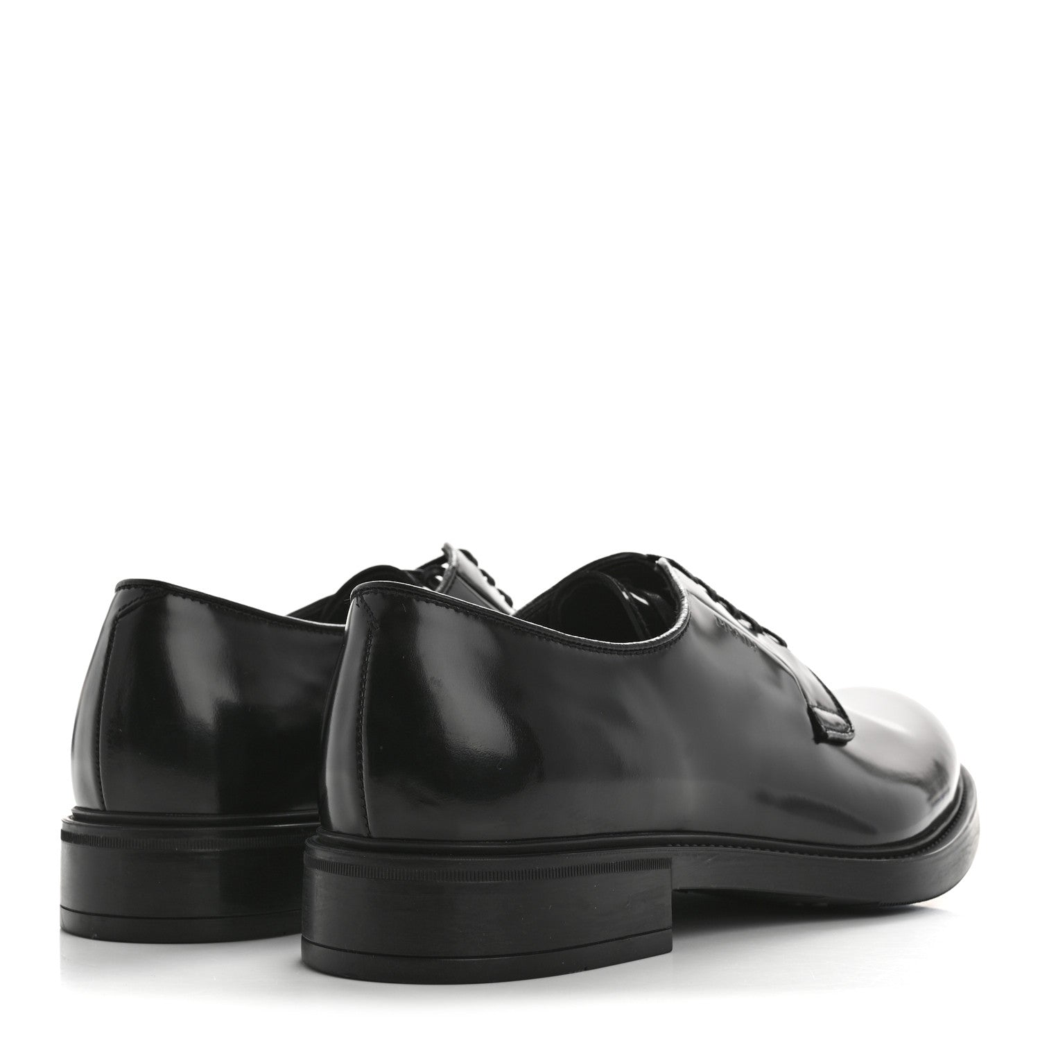 Spazzolato Lace Up 50mm Men's Loafers 8 Black