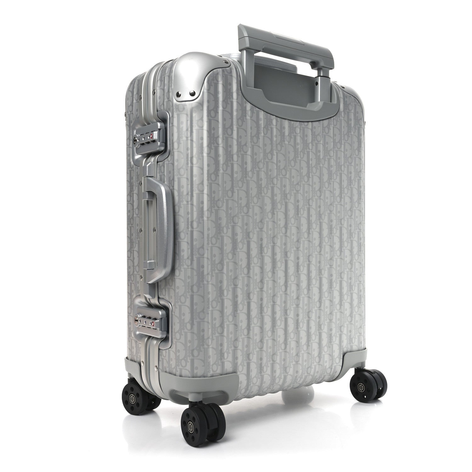 X RIMOWA Aluminum Gradient Cabin Luggage Silver