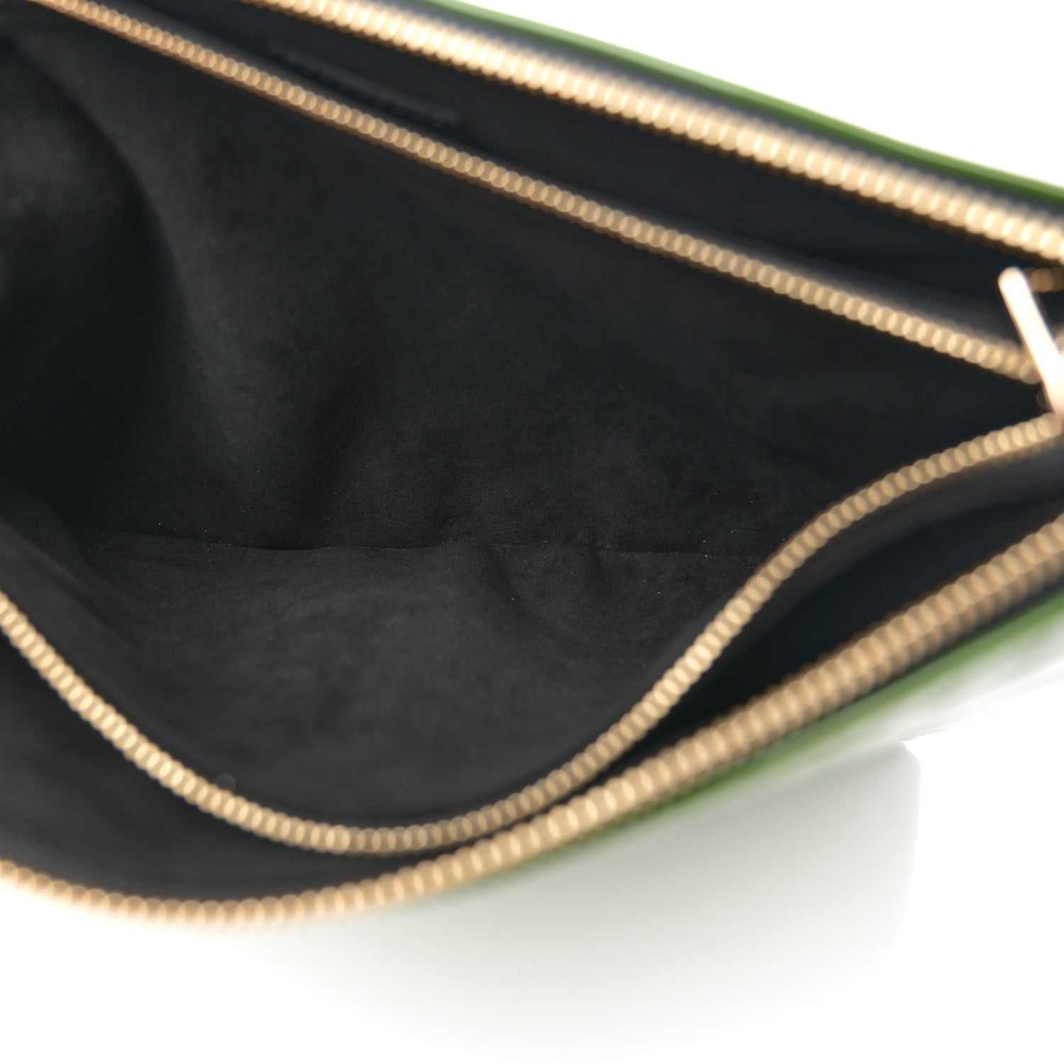 Patent Embossed Monogram Coussin PM Green Black